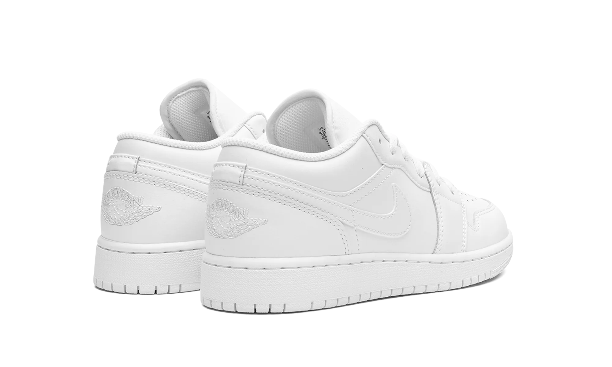 Fashion Edge All Around Air Jordan 1 Low GS "Triple White"