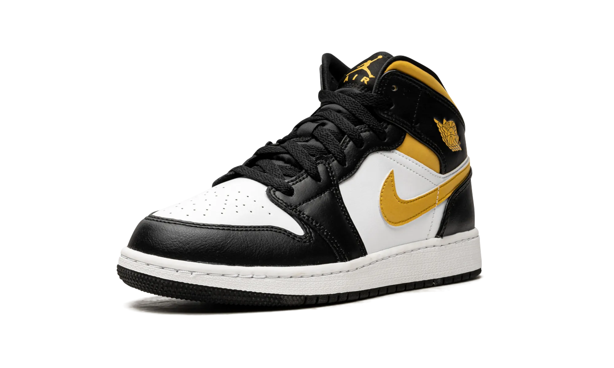 Air Jordan 1 Mid GS "Pollen / Black / White" Track Support