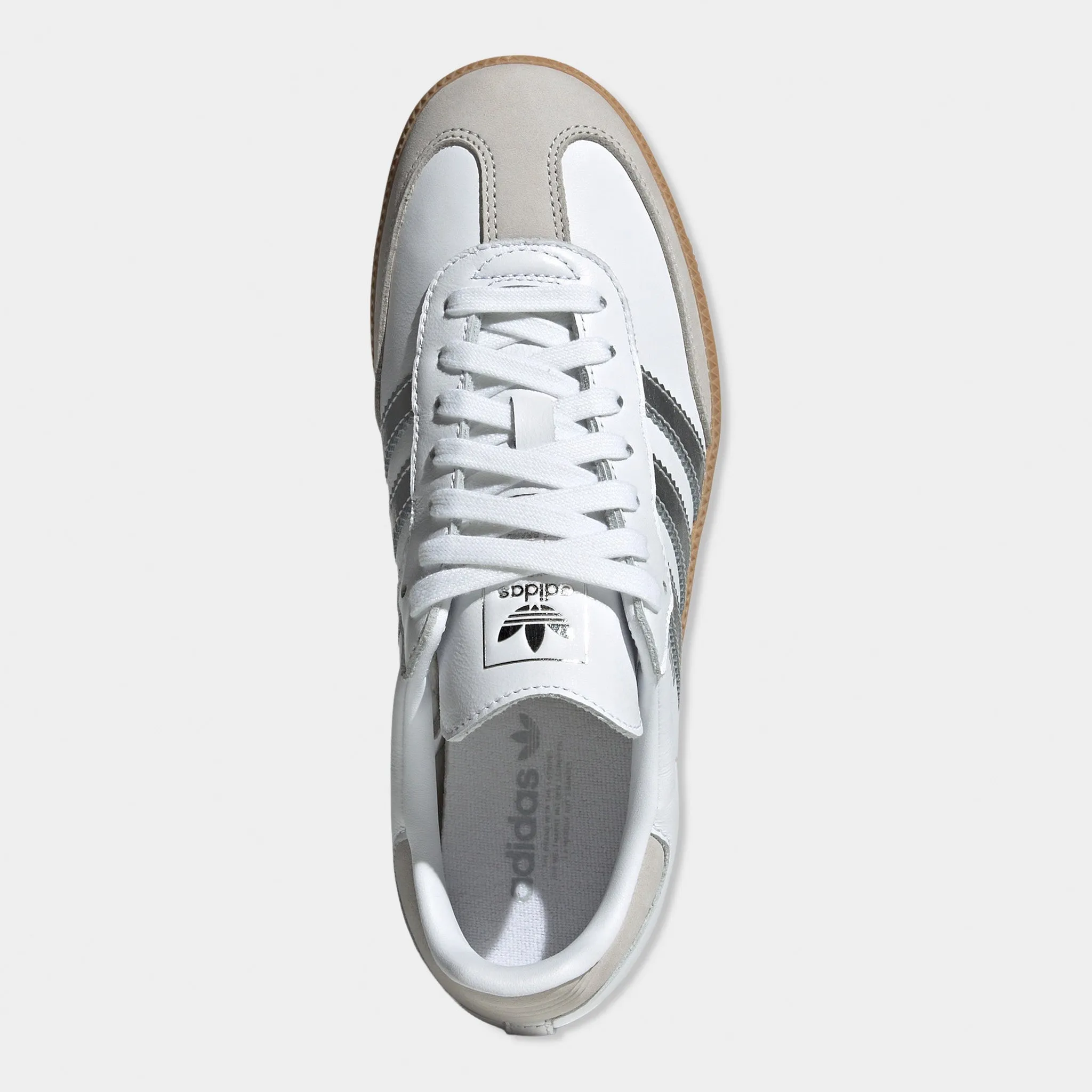 waterproof Quick Transition adidas Women's Samba OG White / Silver Metallic - Grey