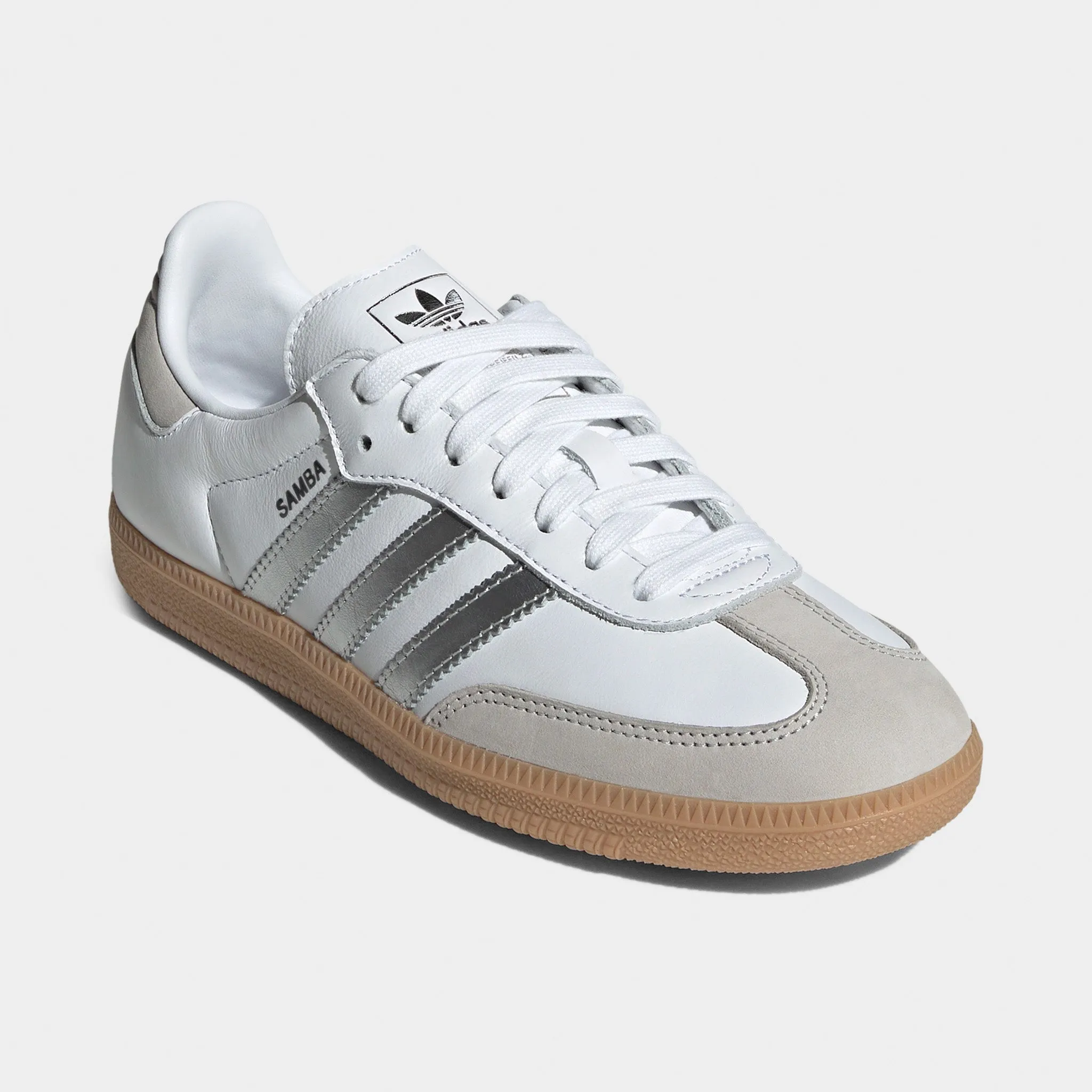 Casual Design adidas Women's Samba OG White / Silver Metallic - Grey