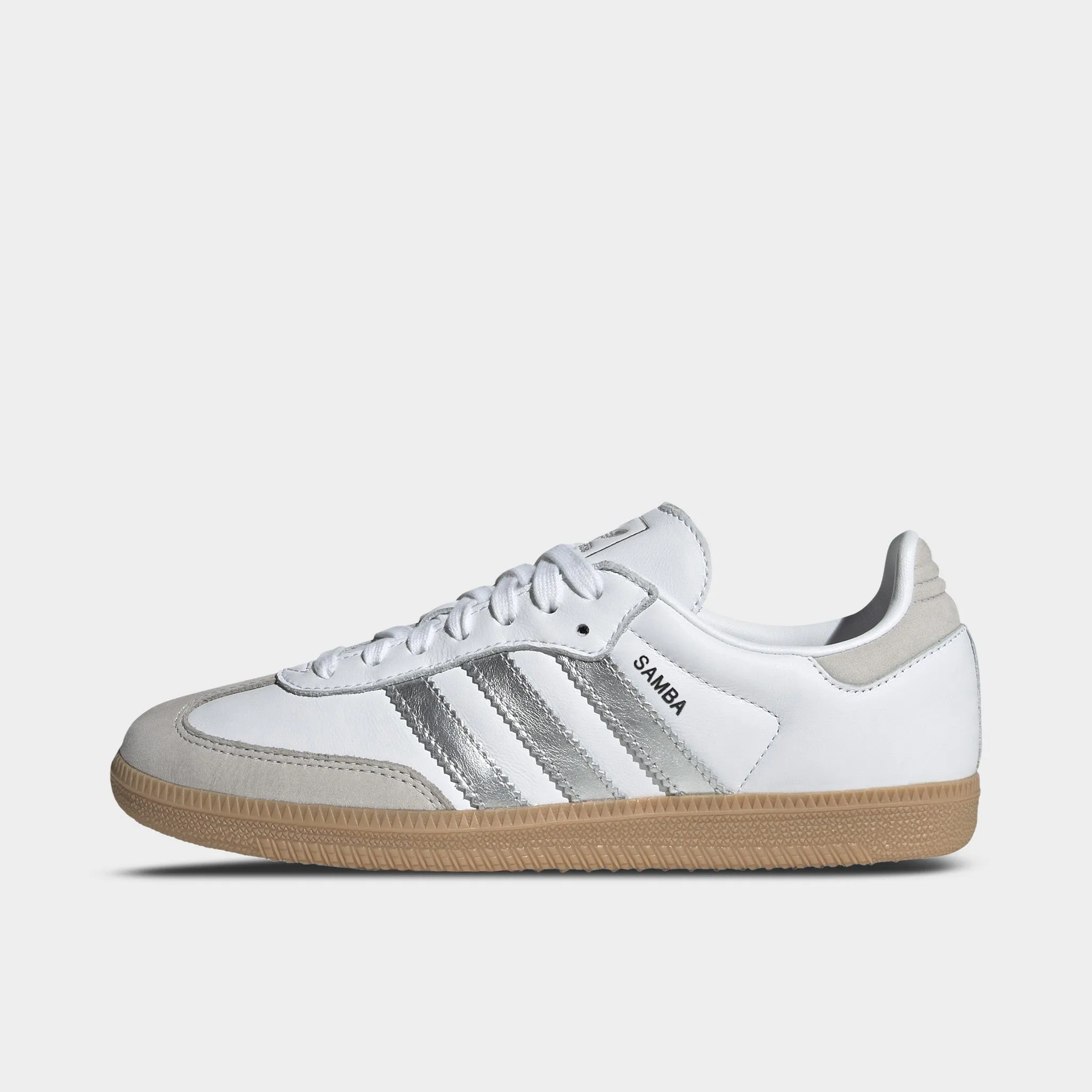 Eco Friendly Construction Orthopedic Design adidas Women's Samba OG White / Silver Metallic - Grey