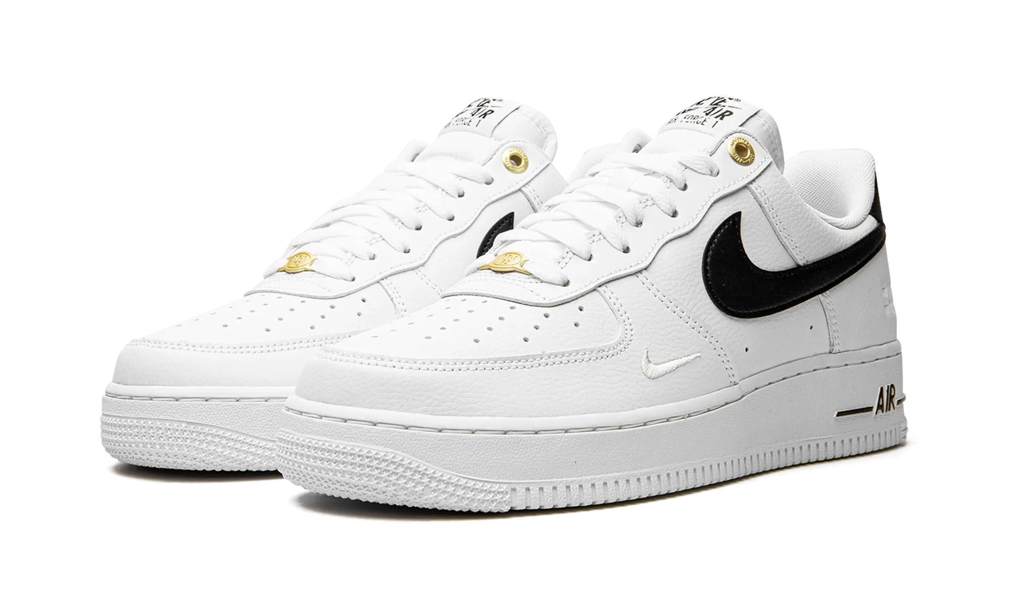 Elastic Fit Air Force 1 ??07 LV8 "White / Black"