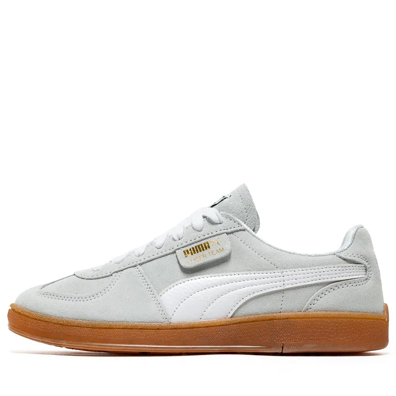 High Rebound Cushioning Puma Super Team Suede - Blue Skies/White