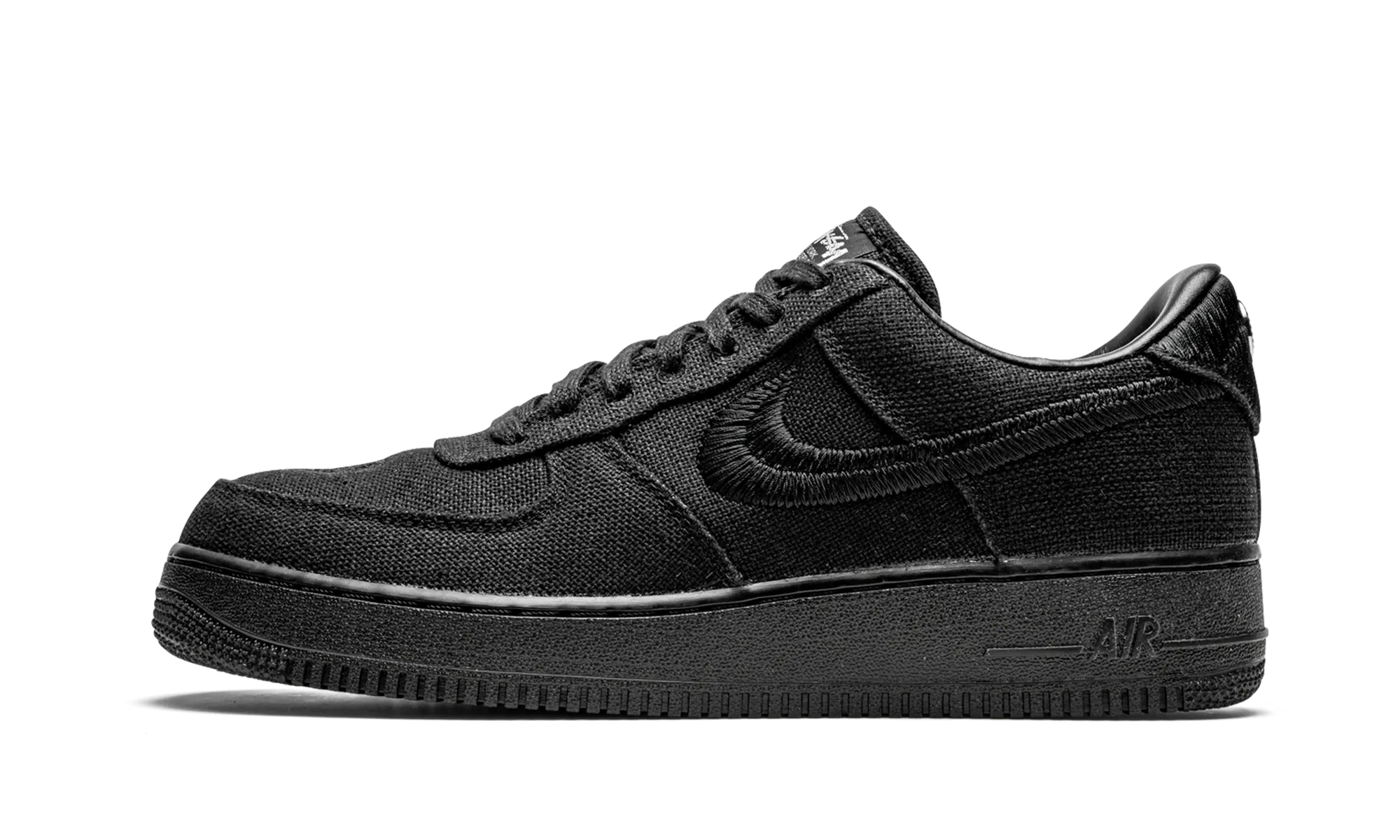 Air Force 1 Low "Stussy - Black" Side Impact Skater Action