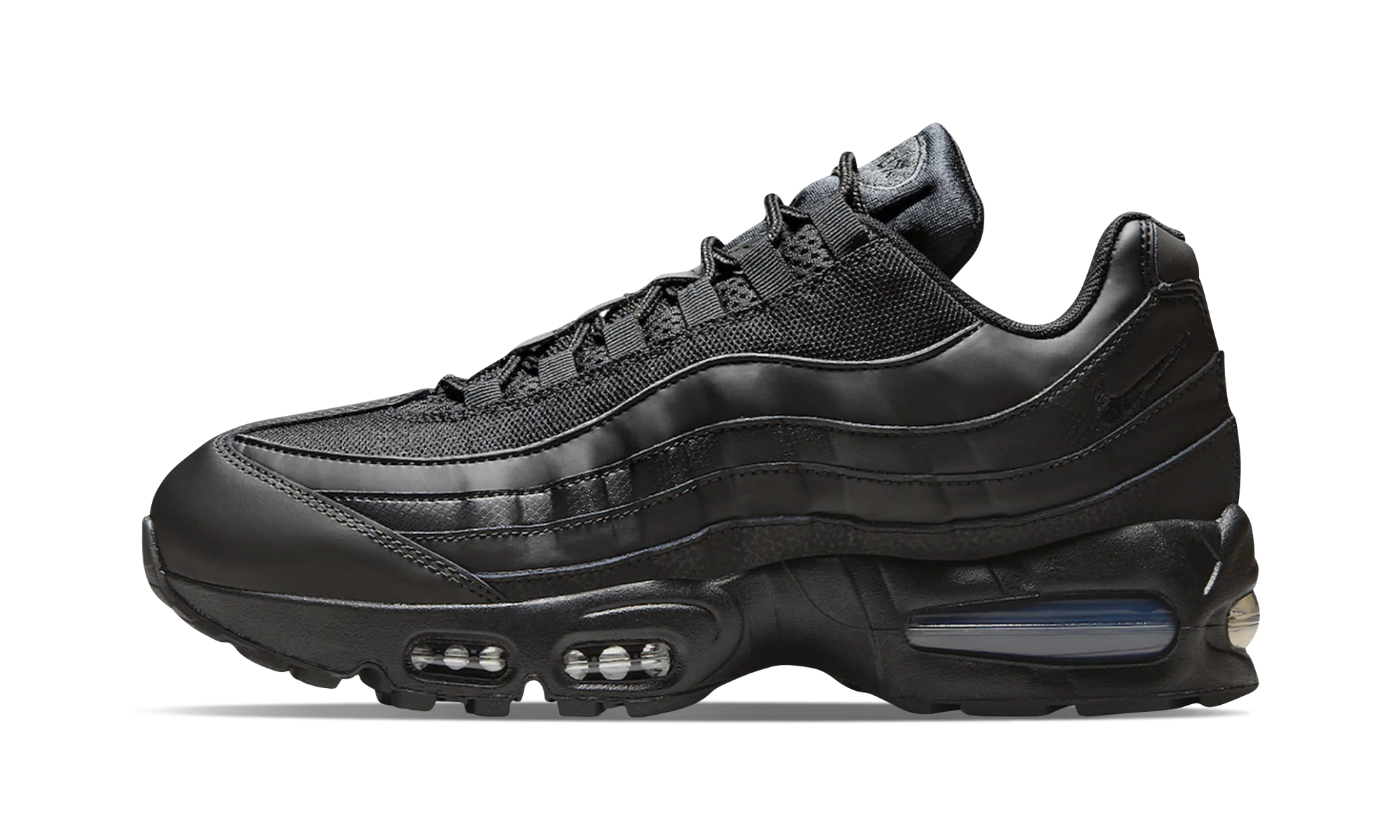 Air Max 95 Big Bubble "Triple Black" group running wear boxing shoes