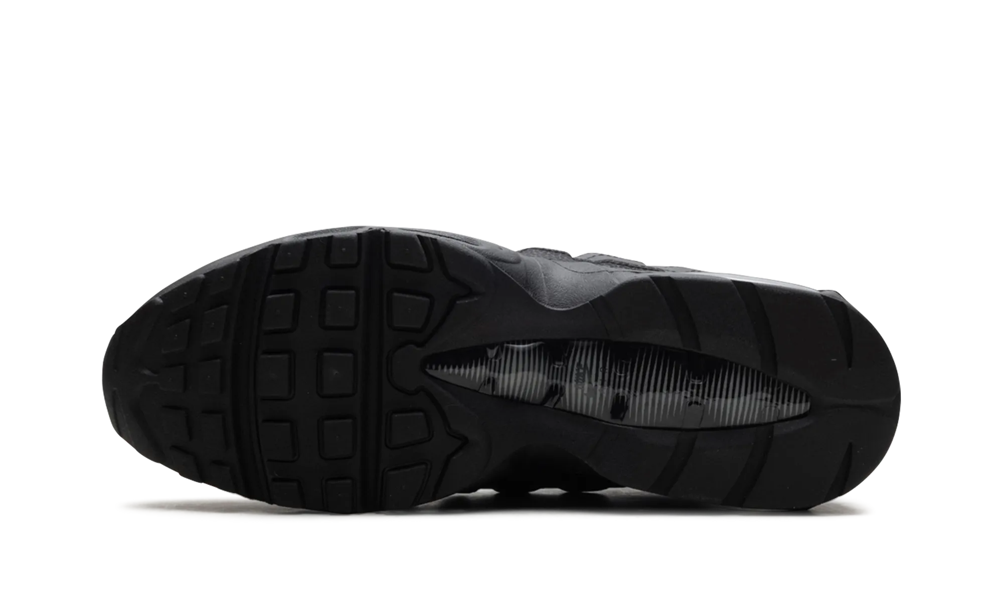Air Max 95 Big Bubble "Triple Black" flat insole shoes BreathableFabric