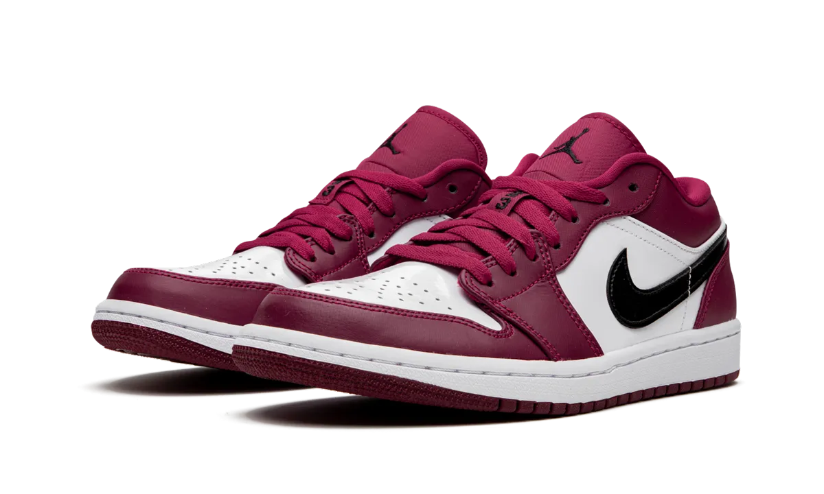 Air Jordan 1 Low "Noble Red" Swift Step Air Cushioned Sole