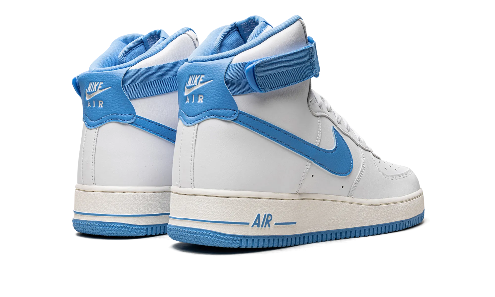 AIR FORCE 1 HIGH MNS WMNS "University Blue" Elastic tongue