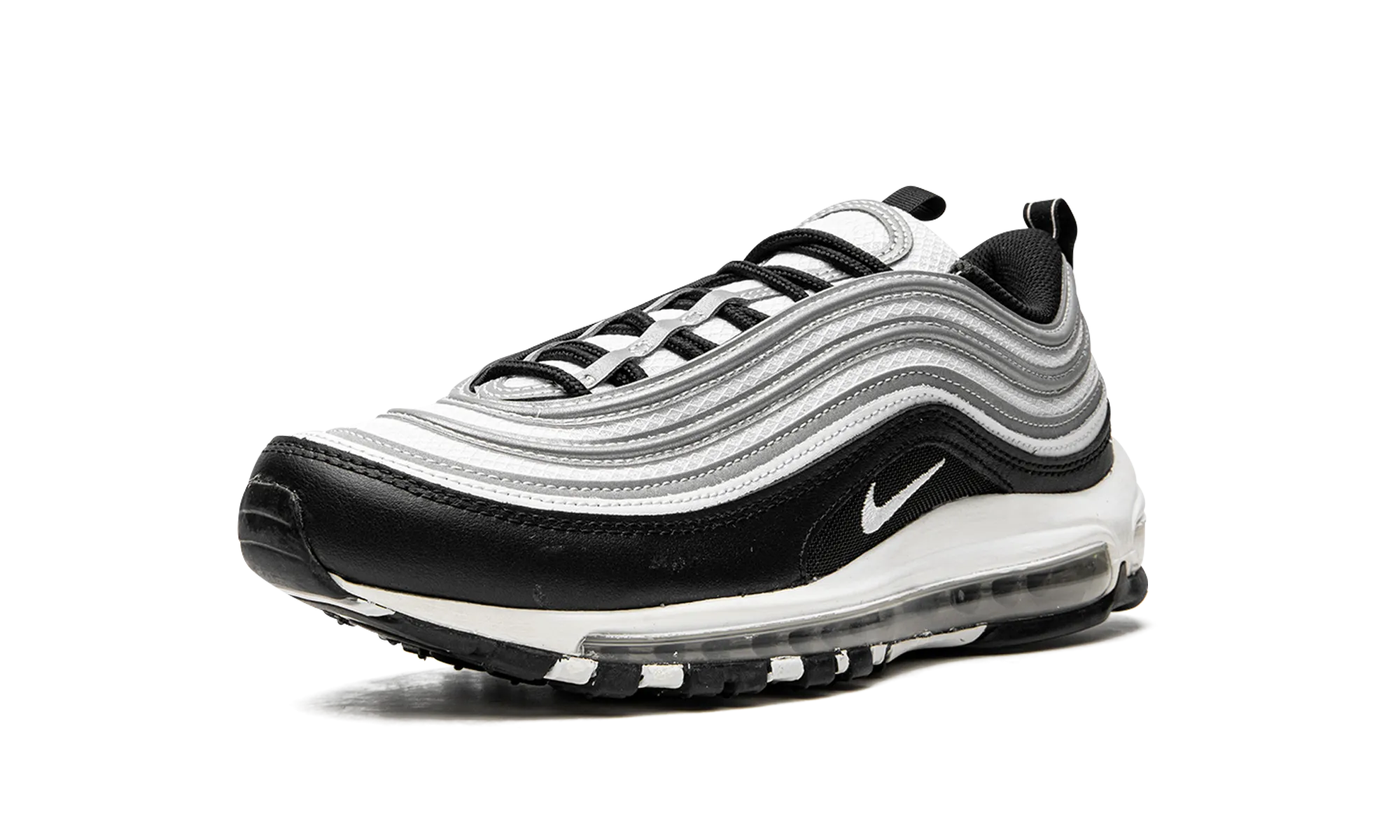 Air Max 97 "White / Black / Silver" hard - rubber sole shoes
