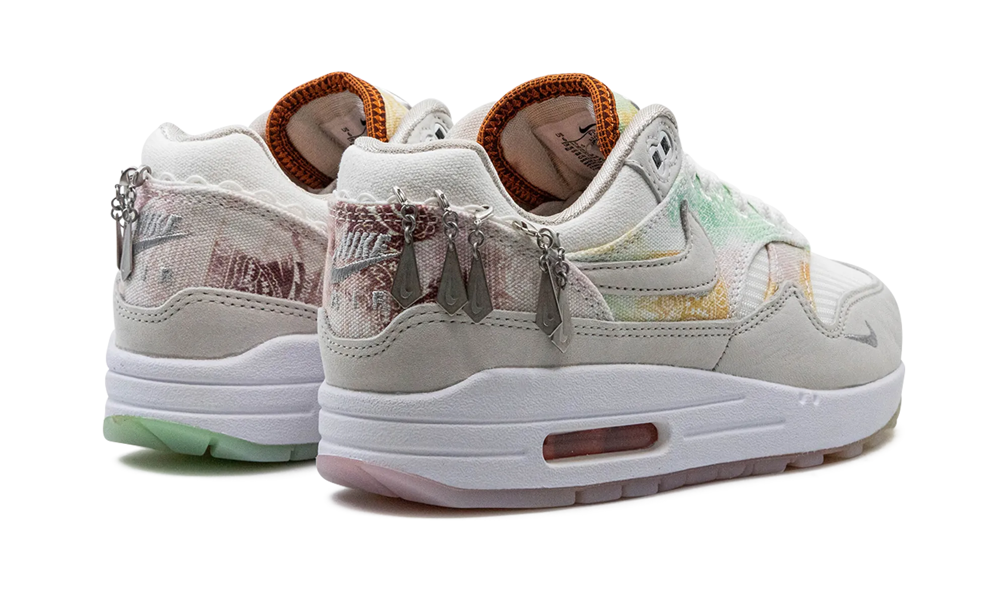 NIKE AIR MAX 1 '87 WMNS "White Phantom Mint Foam" open - toe shoes hikers' shoes