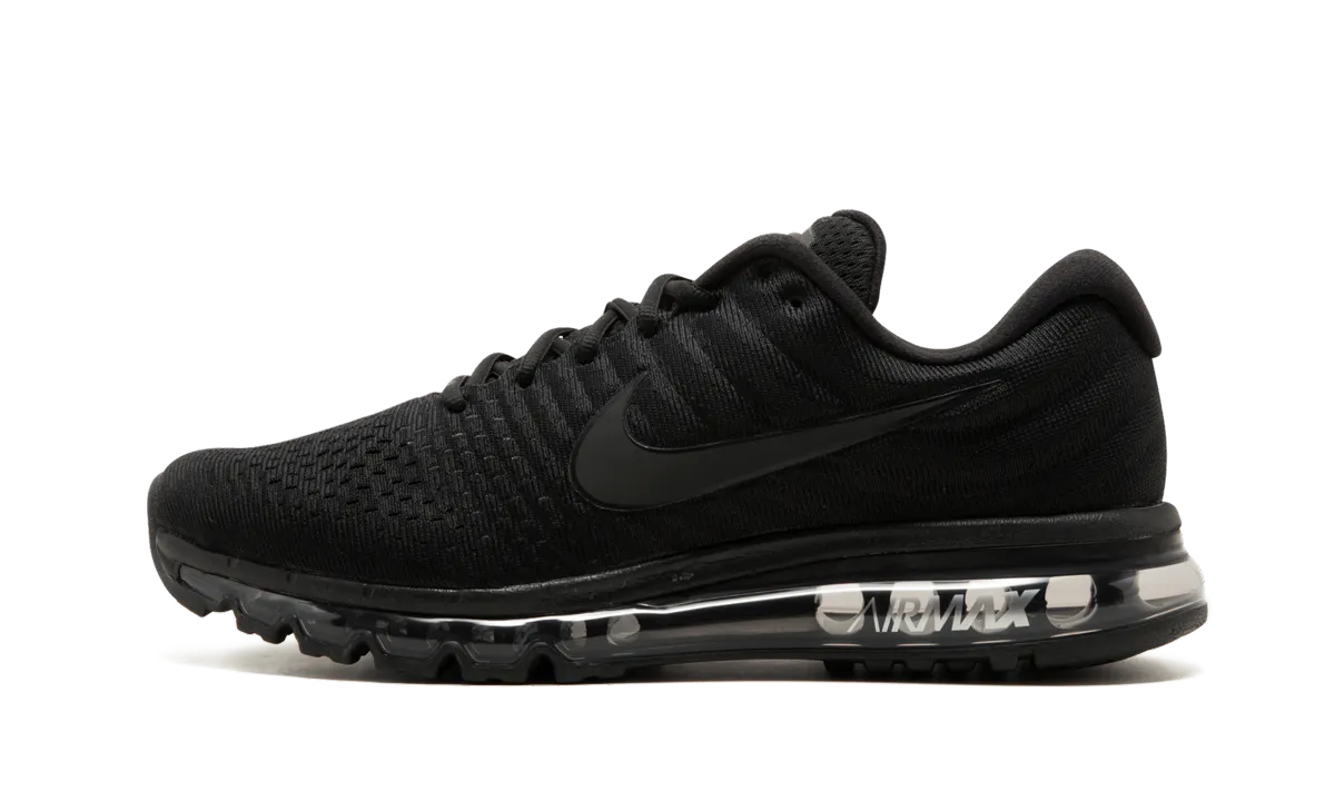 trendy shoe style Air Max 2017 "Triple Black"