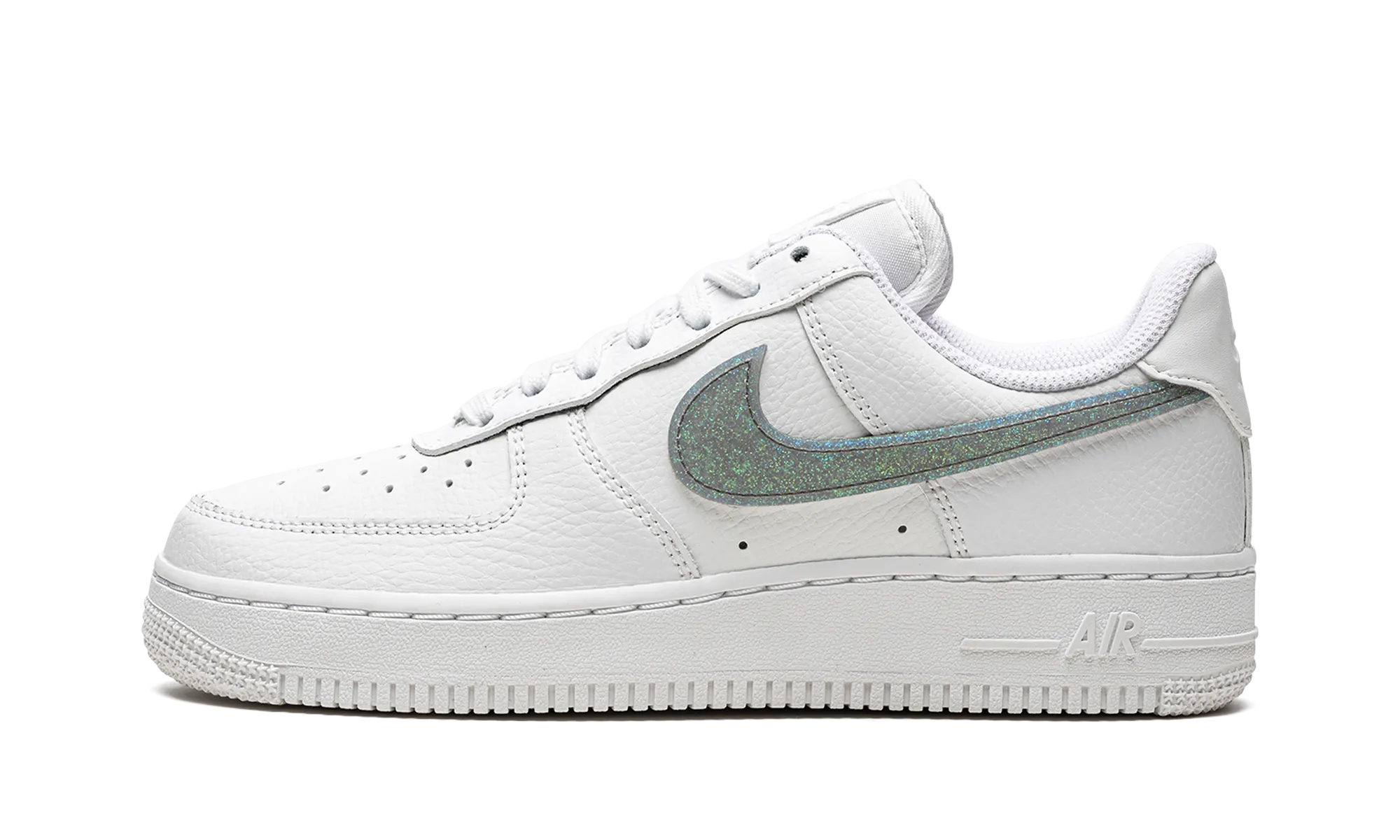 AIR FORCE 1 '07 ESS WMNS "Glitter Swoosh" Plush Interior