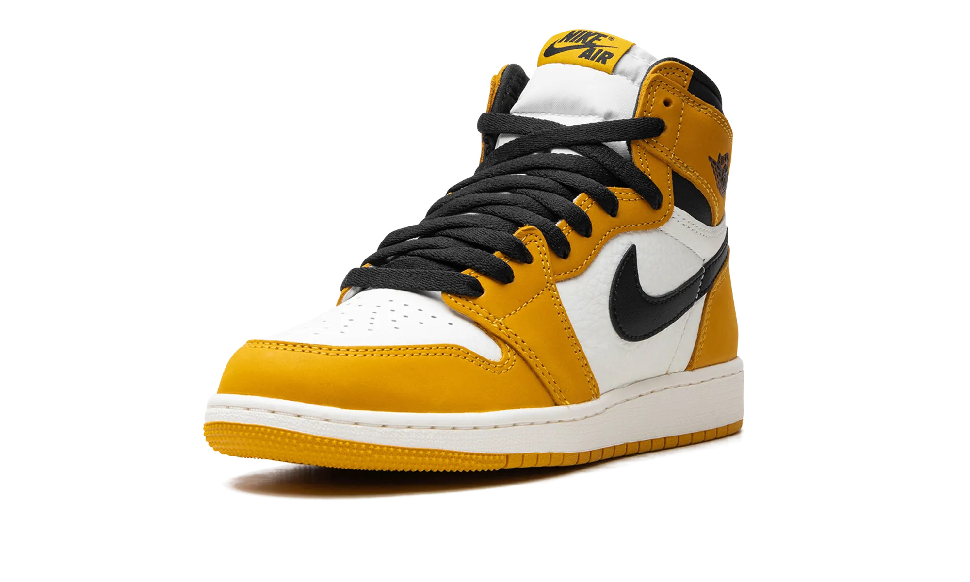 Foot Motion Air Jordan 1 Retro High OG GS "Yellow Ochre / Black"