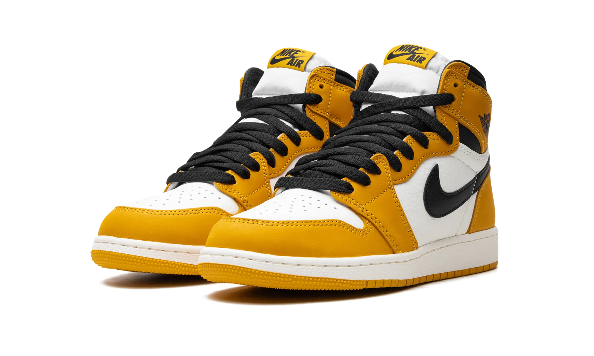 Slim Profile Weekend Vibe Air Jordan 1 Retro High OG GS "Yellow Ochre / Black"