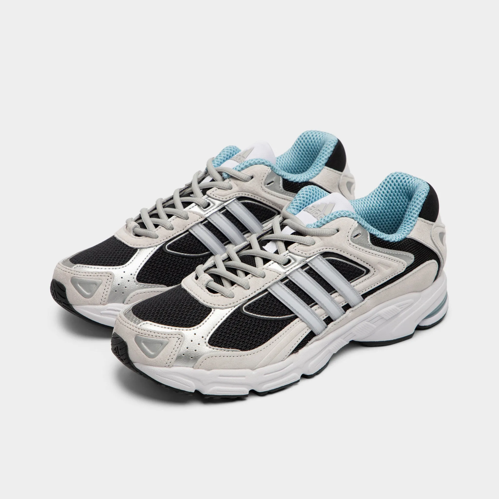adidas Originals Response Core Black / Cloud White - Clear Blue Abrasion Shield Slip On Elastic Gusset