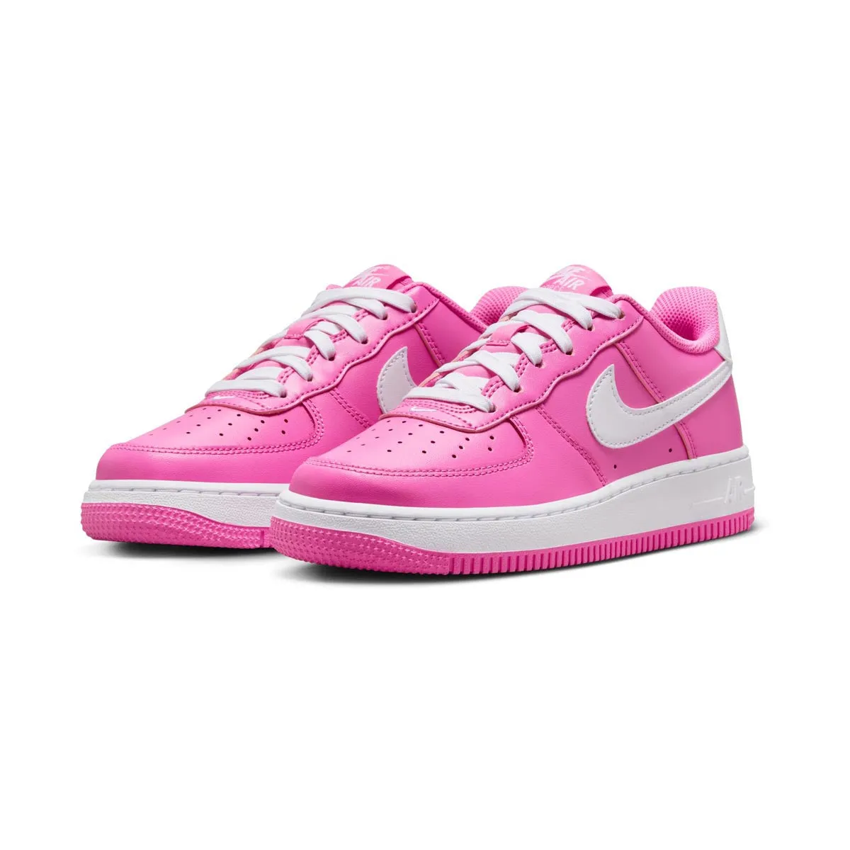 Structured performance Friction Free Laces Nike Air Force 1 Big Kids' Shoes