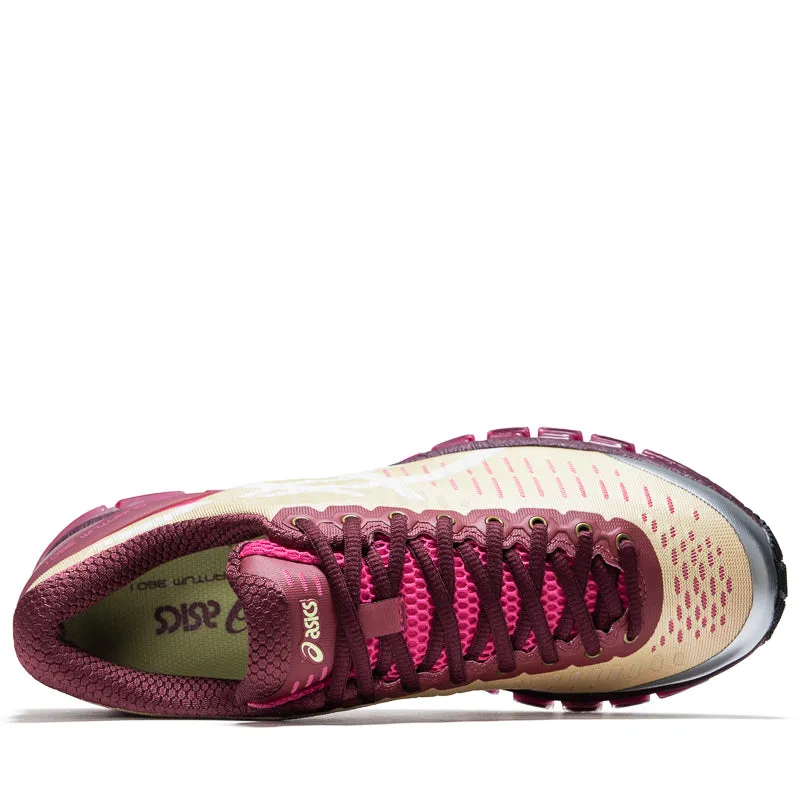 Long Walks Aerobic Grip Above The Clouds x Asics Gel-Quantum 360 I - Soft Yellow/Brisket Red