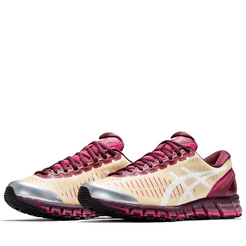 Above The Clouds x Asics Gel-Quantum 360 I - Soft Yellow/Brisket Red Cushioned arch