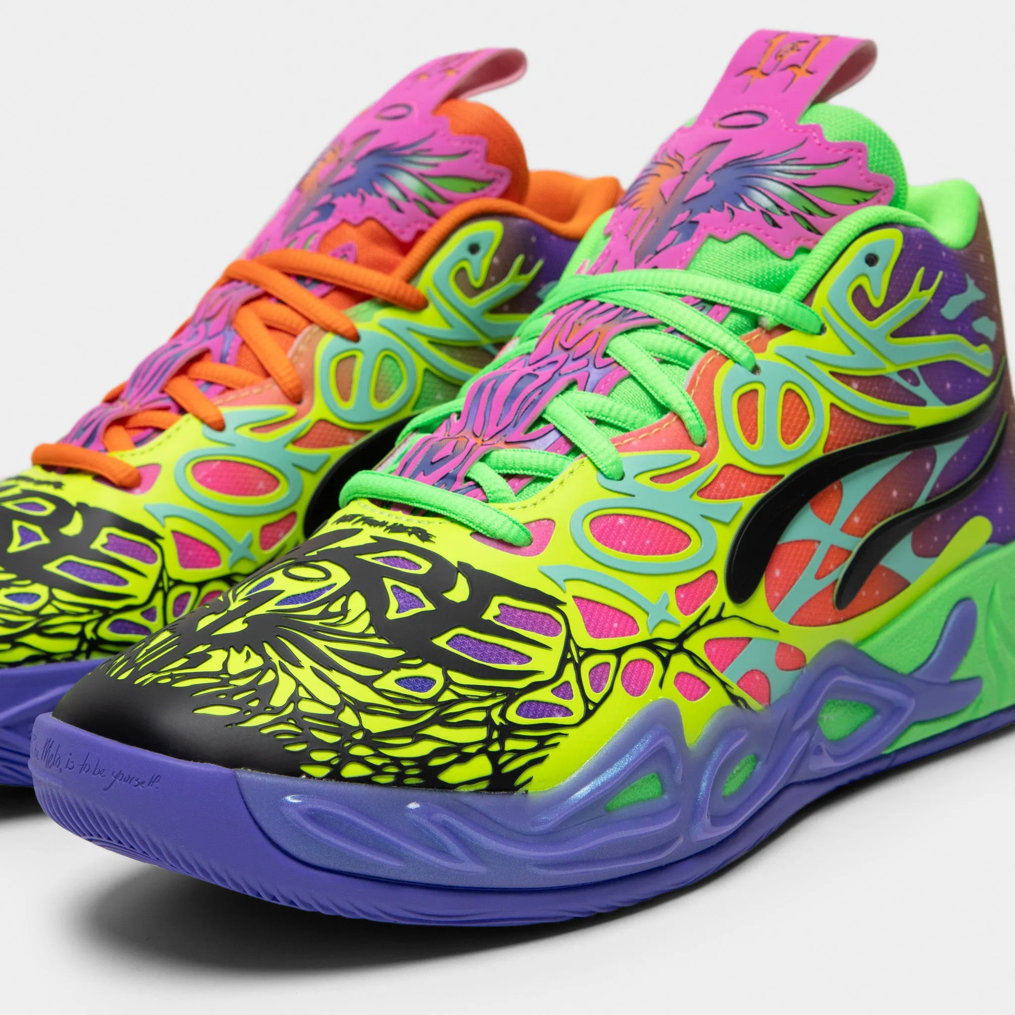 PUMA x LaMelo Ball MB.04 Be You Black / Electric Peppermint - Flouro Green Urban Stroll Summer Pick