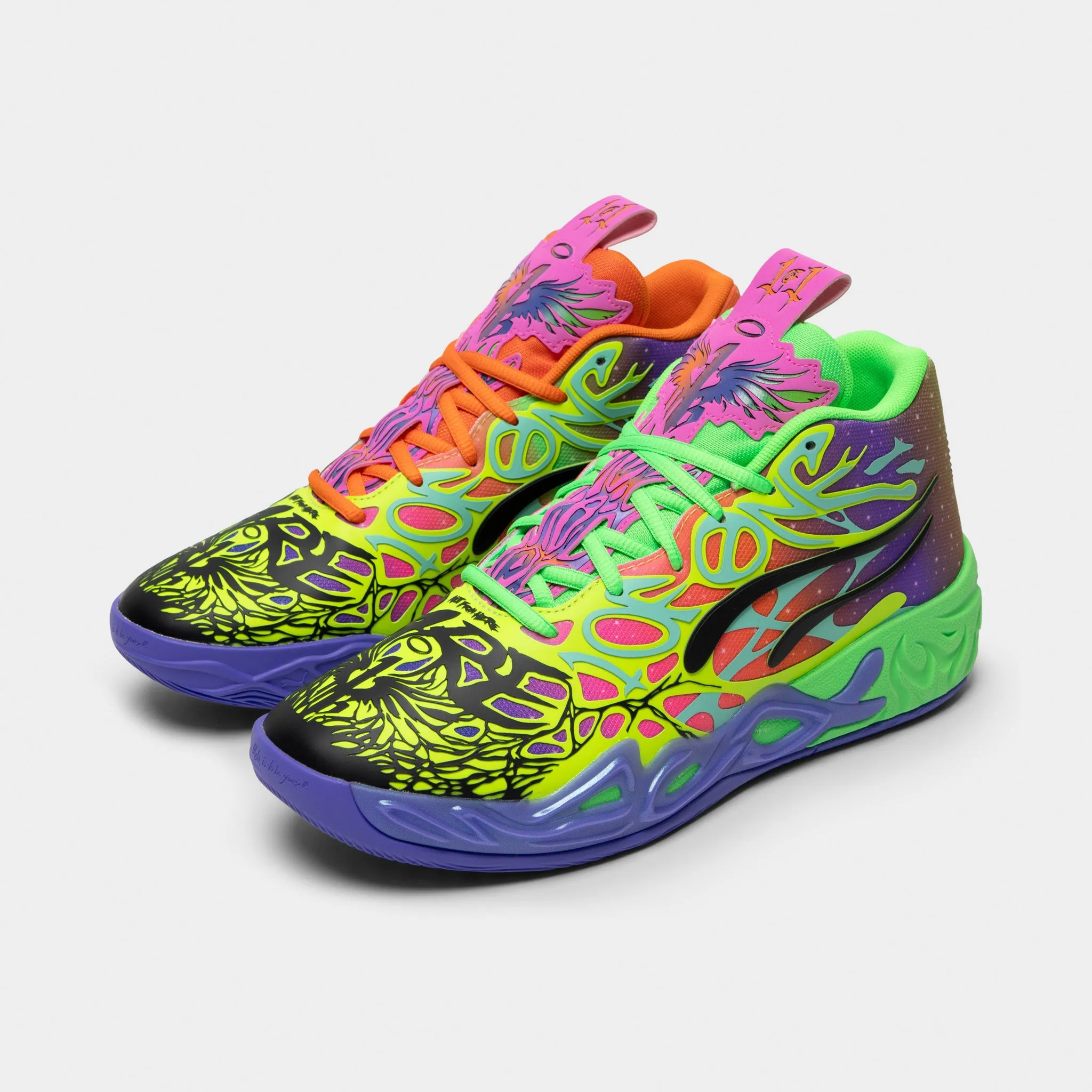 PUMA x LaMelo Ball MB.04 Be You Black / Electric Peppermint - Flouro Green Holiday Style True Comfort