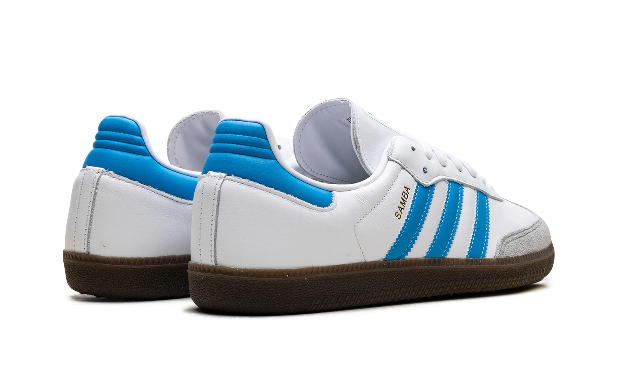 Built Light Breathable   fabric Samba OG "White Shock Cyan"