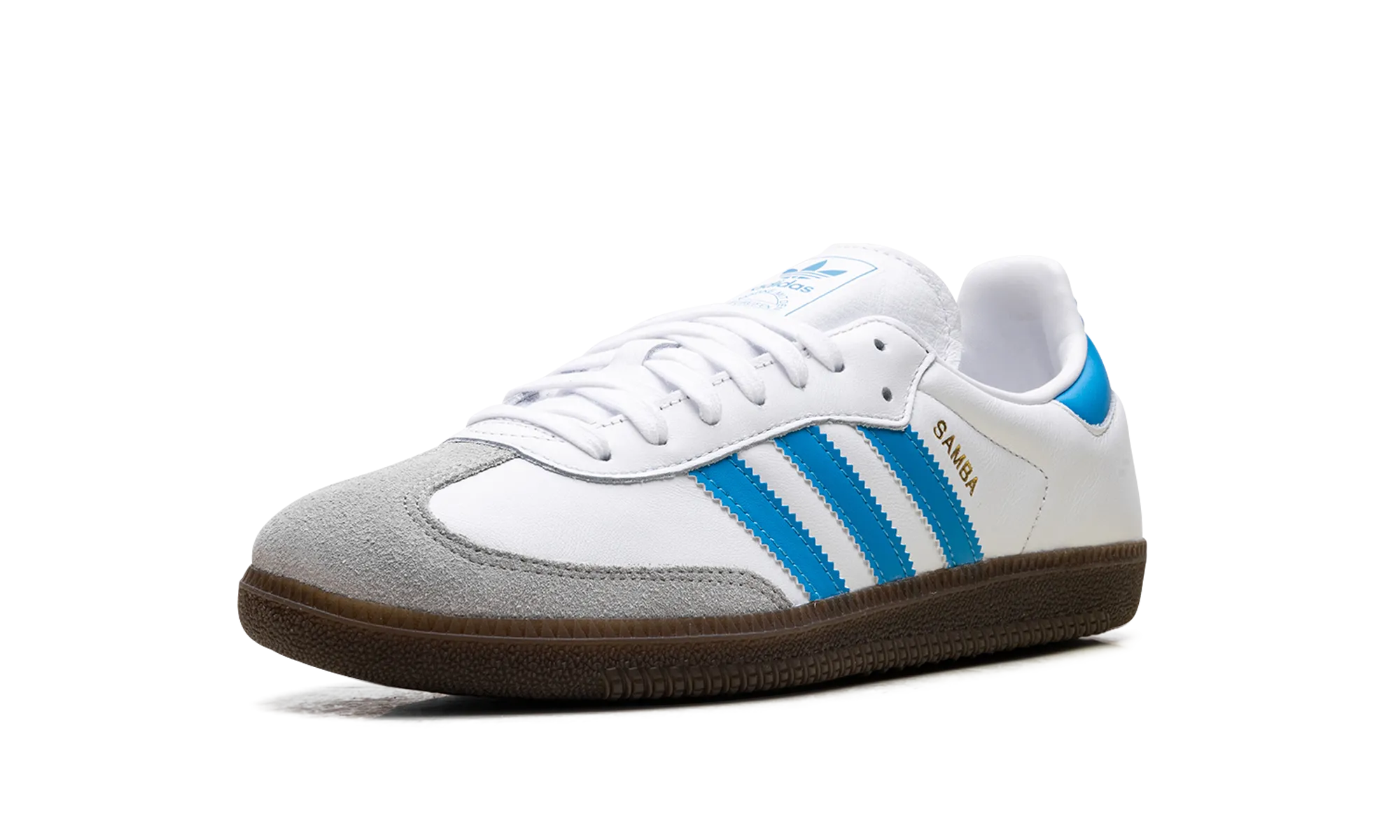 Cushioned Feel Samba OG "White Shock Cyan"