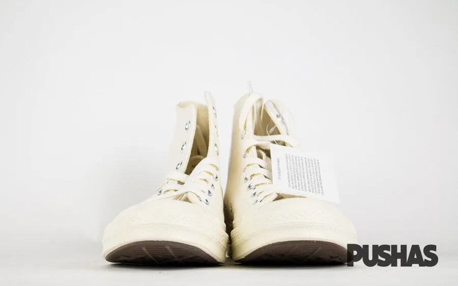 Subtle Vibe Comme des Garcons Play x Chuck Taylors High Top - Milk (2019)