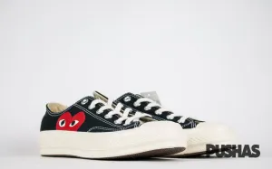 Comme des Garcons Play x Chuck Taylors Low Top - Black (New) Scandi Clean Stream Hike