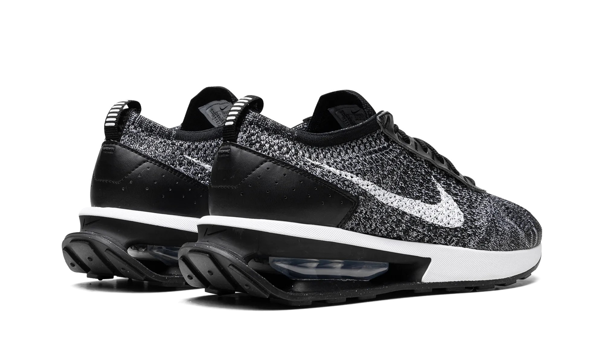 AIR MAX FLYKNIT RACER WMNS "Black White" fitness goals running for energy boost