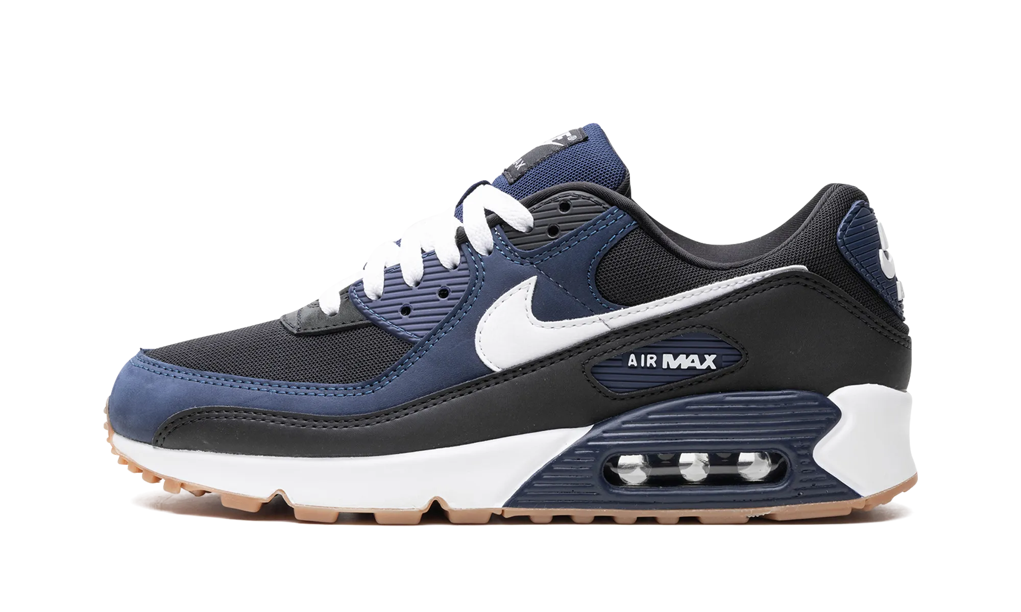 running for cardiovascular health for fitness Air Max 90 'Midnight Navy Gum' "MIDNIGHT NAVY"