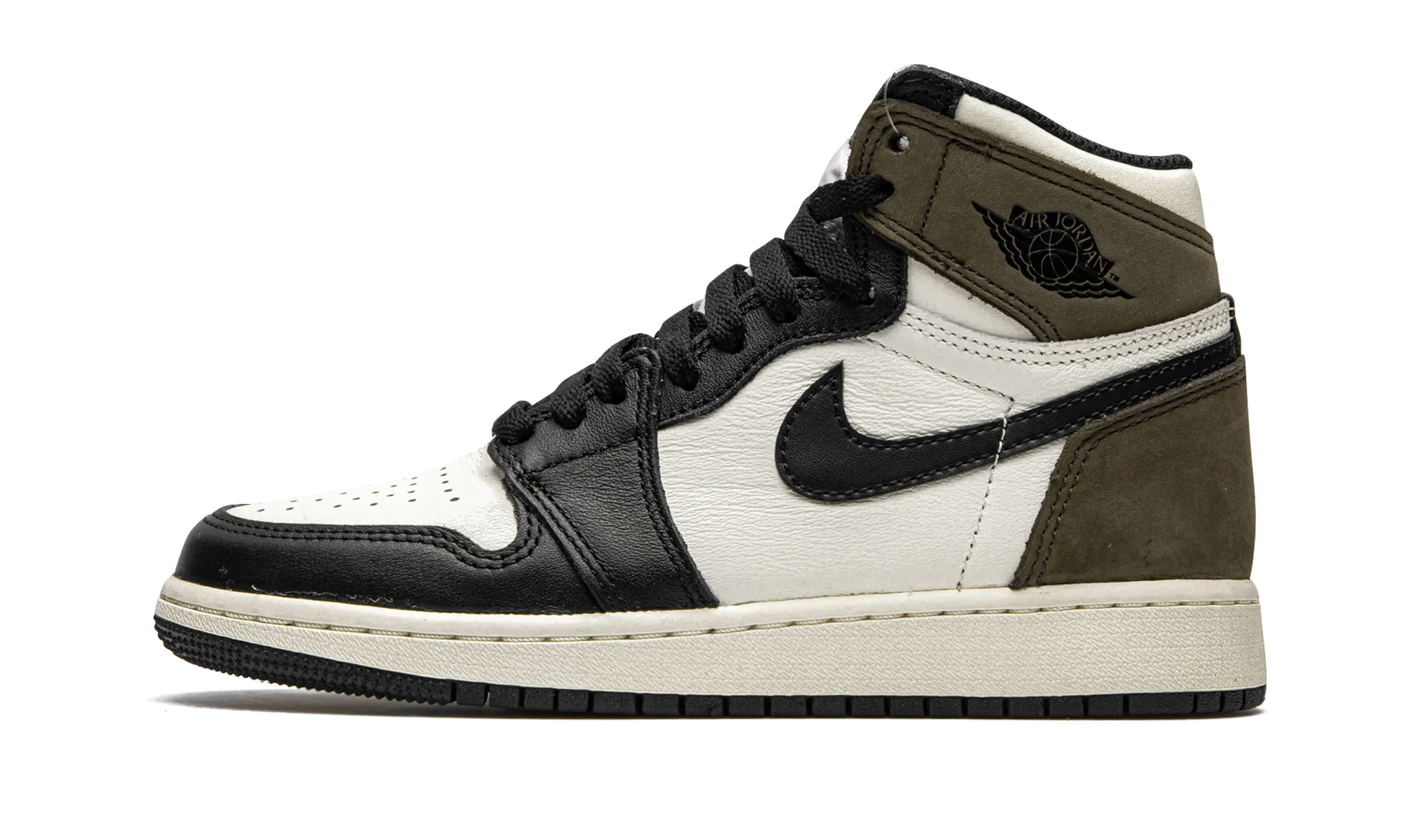 Air Jordan 1 Retro High OG GS "Dark Mocha" Stylish Details Retro Style
