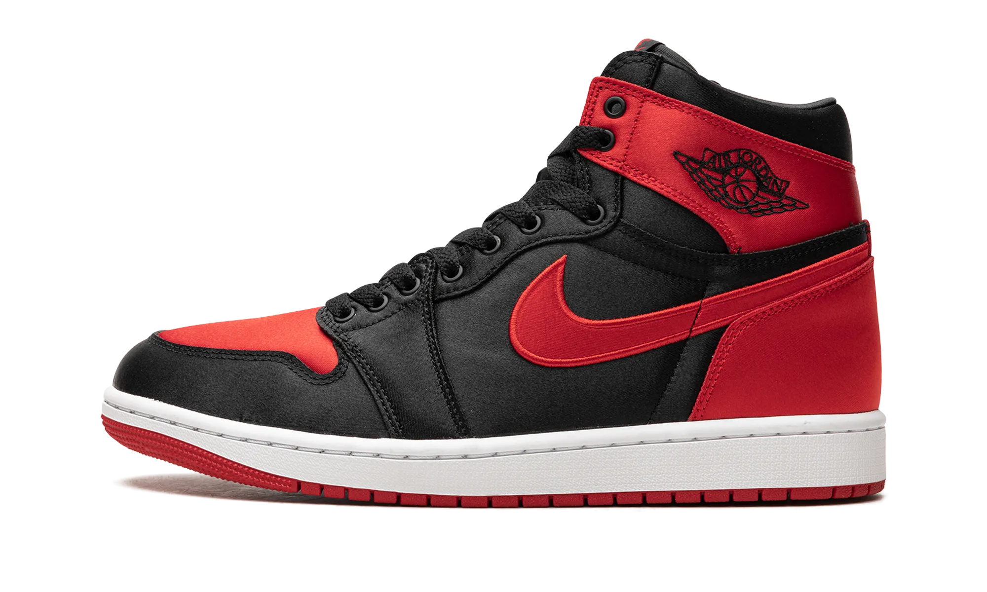 AIR JORDAN 1 HIGH OG WMNS "Satin Bred" Ergonomic Design Flex Grip