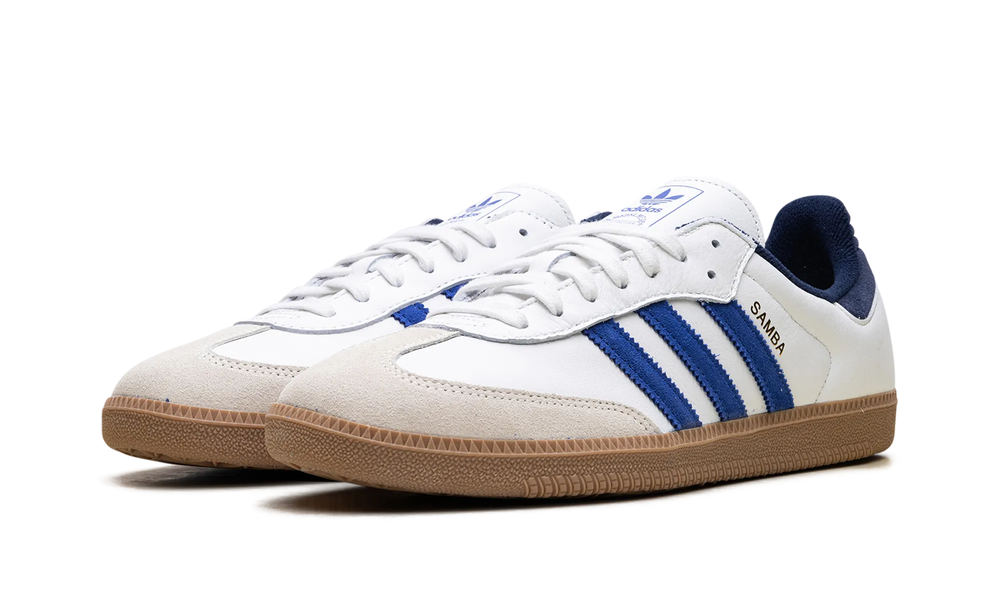Sleek Form Samba OG "Core White Royal Blue"