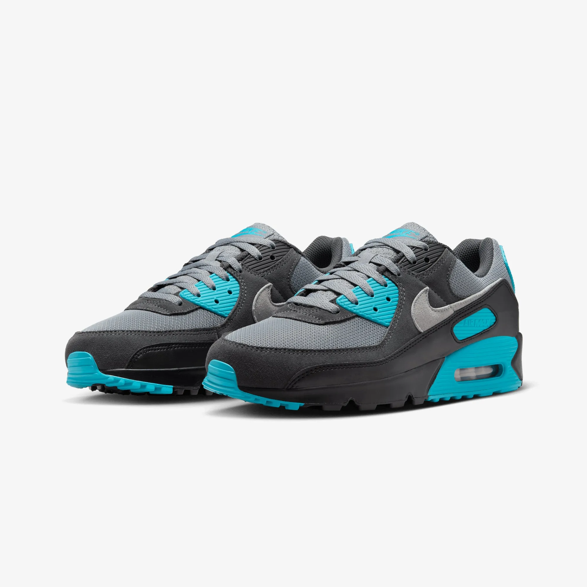 Nike | AIR MAX 90 { COOL GREY/WOLF GREY-DUSTY CACTUS-BLACK AntiFriction Quick Pace