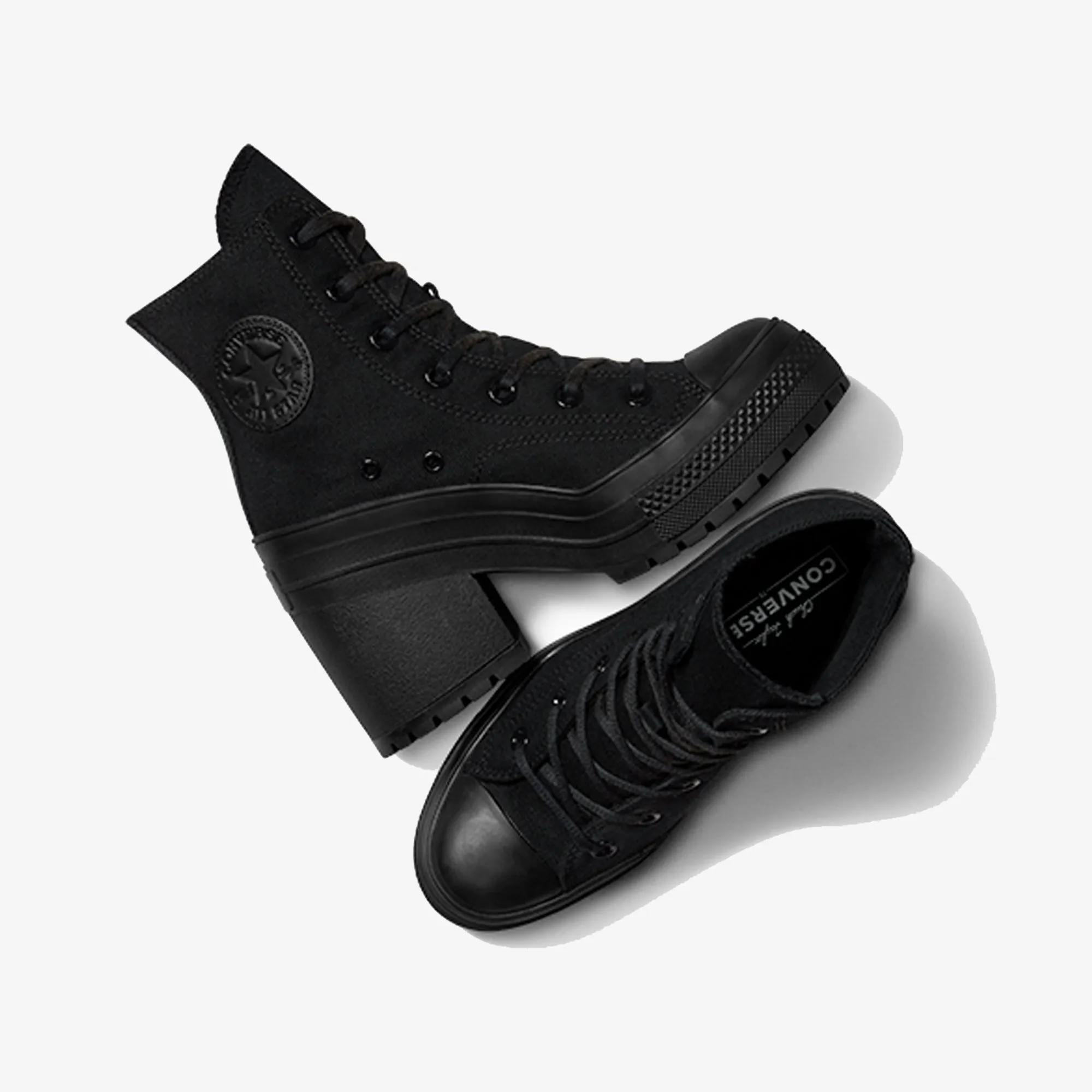 Converse | CHUCK 70 DE LUXE HEEL { BLACK/BLACK Low Bounce
