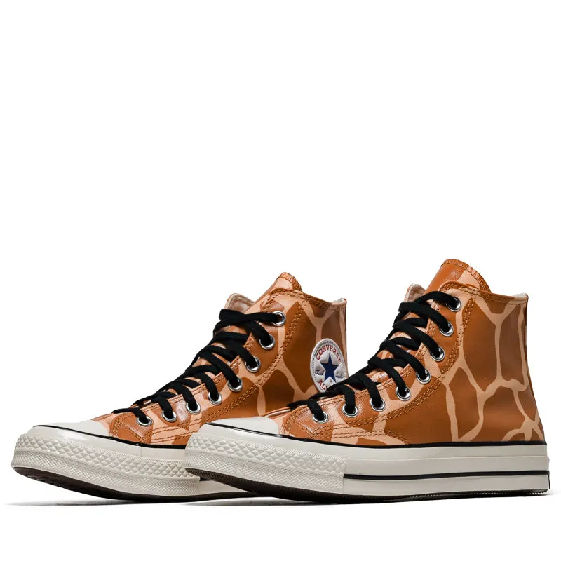 Converse Chuck 70 Glow-In-The-Dark Giraffe Print - Ginger Snap/Egret Impact Diffusing Design Knit Fabric Integration