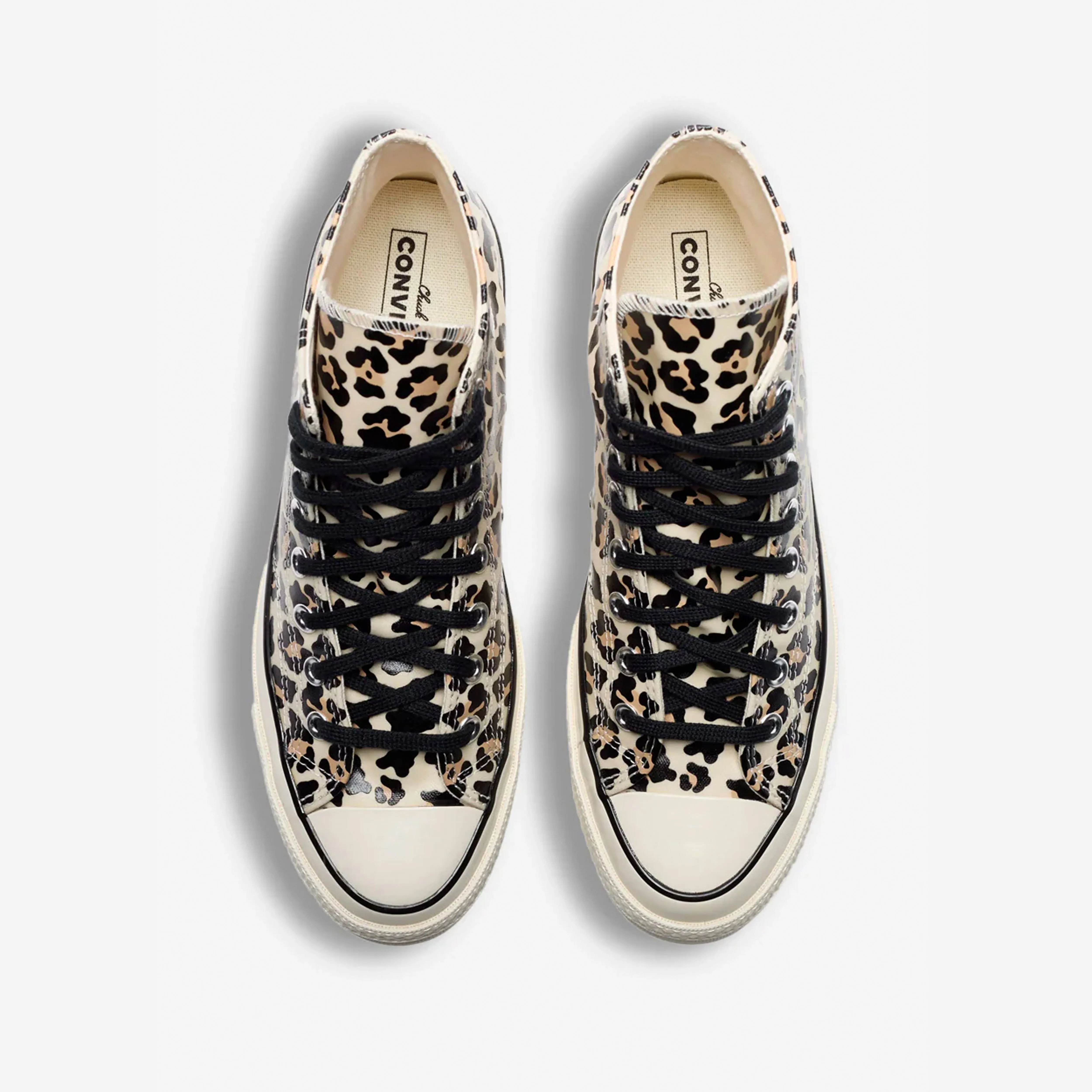 Converse | CHUCK 70 GLOW IN THE DARK LEOPARD PRINT { EGRET/LIGHT FAWN Breathable Edge Vibrant breathability
