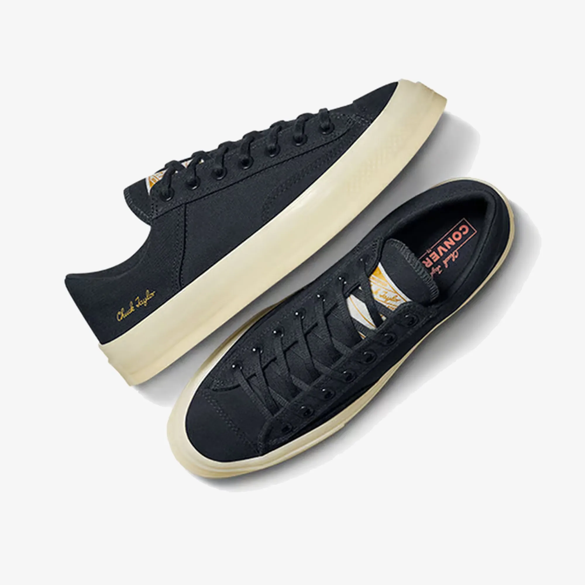 Converse | CHUCK 70 LOW MARQUIS { BLACK Glam stability Elastic Gusset