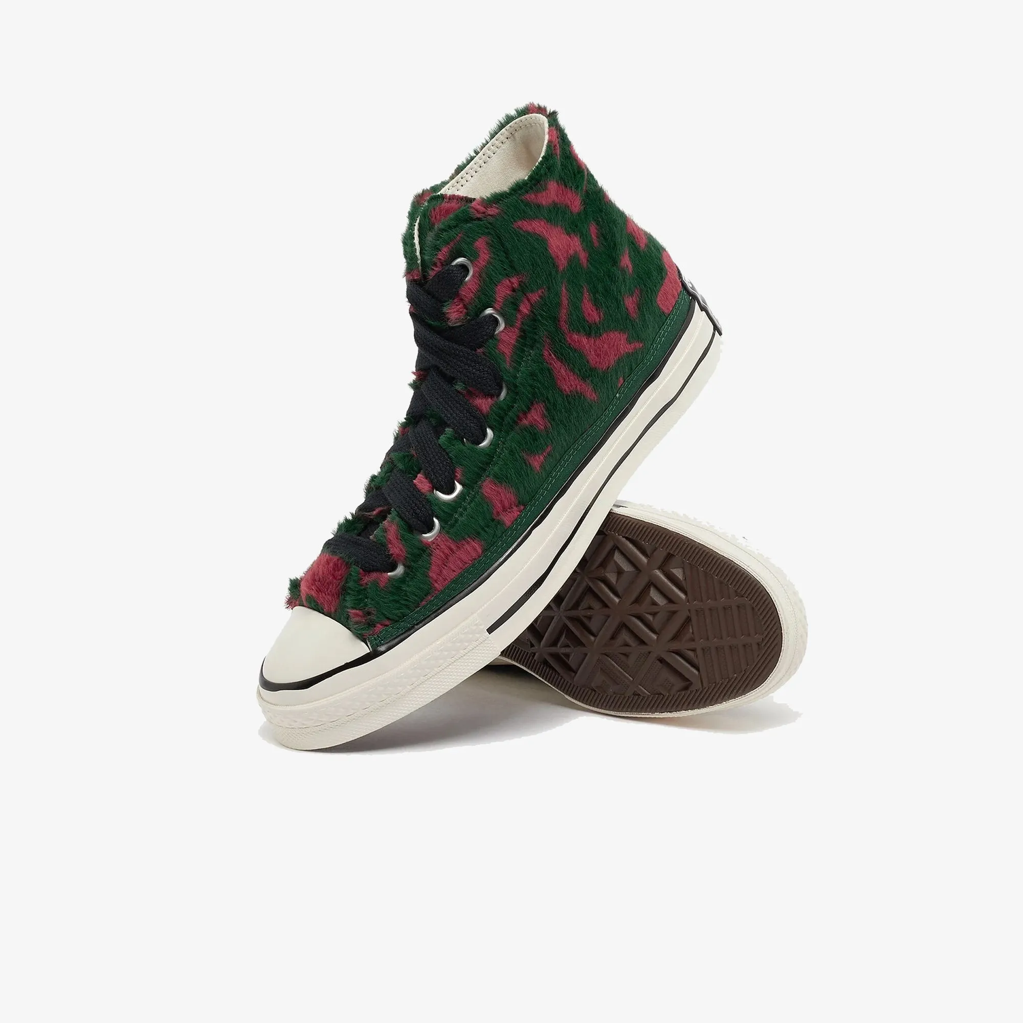 Daily Walking Hard Surface CONVERSE | CHUCK 70 LUXE PLUSH { RED/WHITE
