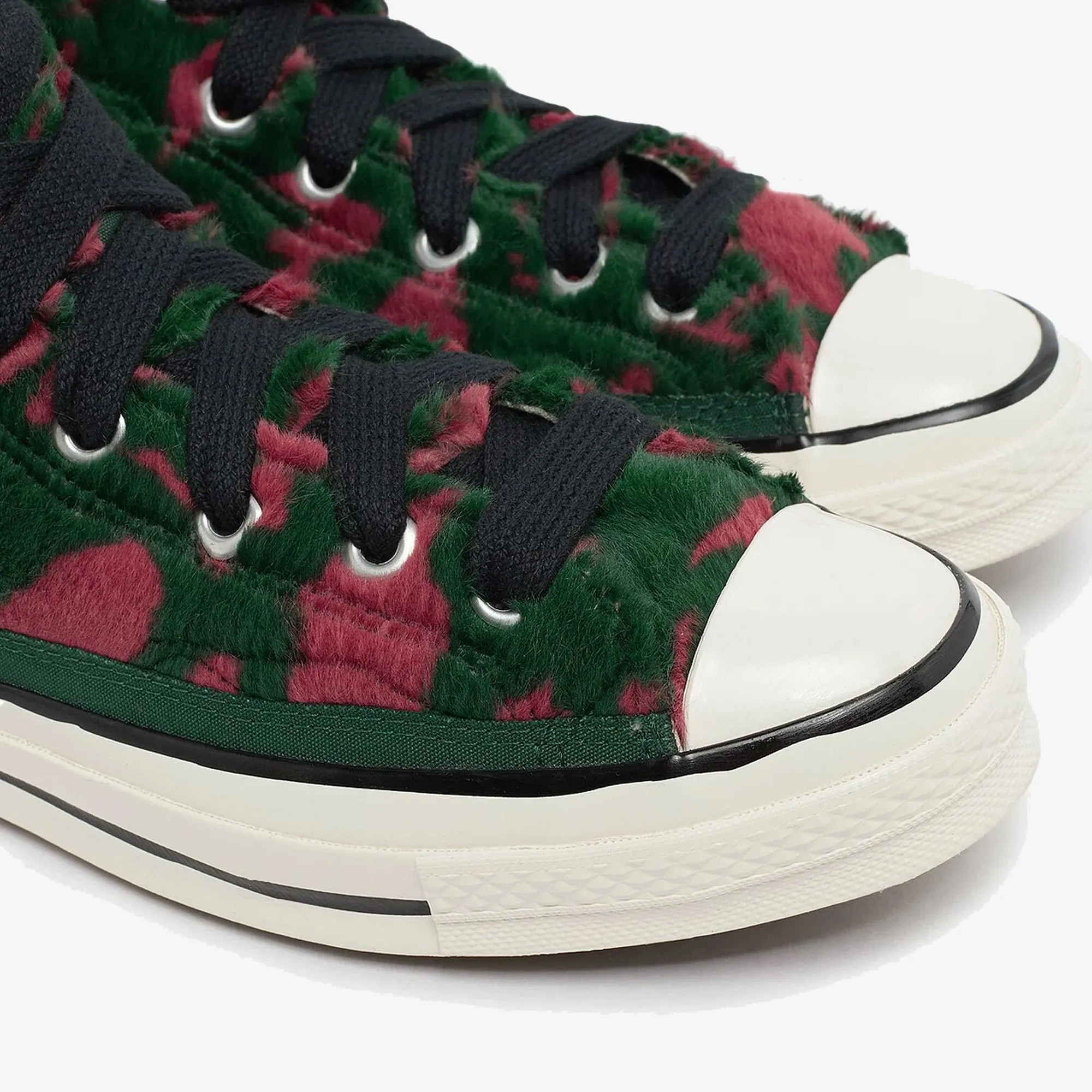 CONVERSE | CHUCK 70 LUXE PLUSH { RED/WHITE Glam stability Track Walk