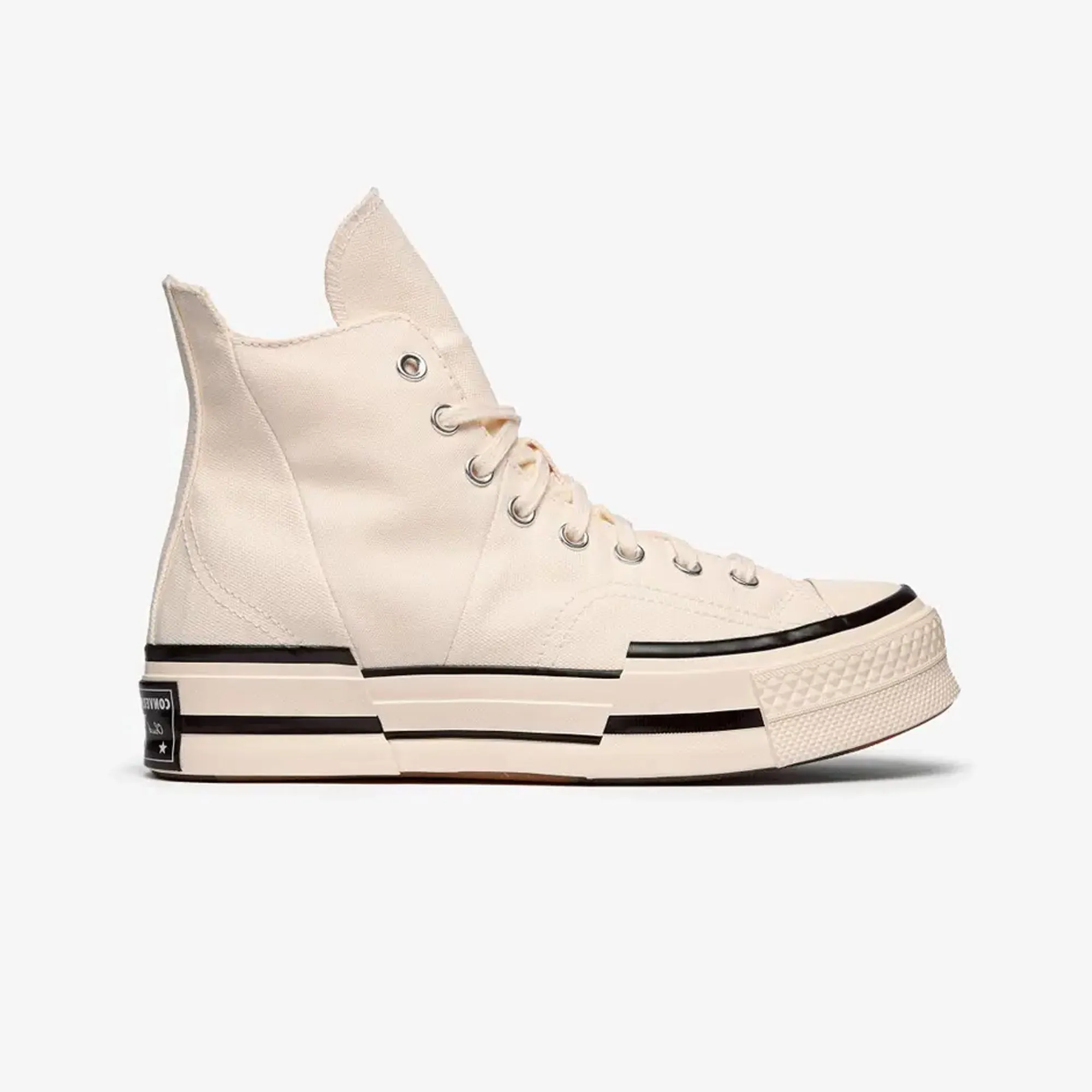 Stacked Heel Adventure Ready Converse | CHUCK 70 PLUS CANVAS  { WHITE