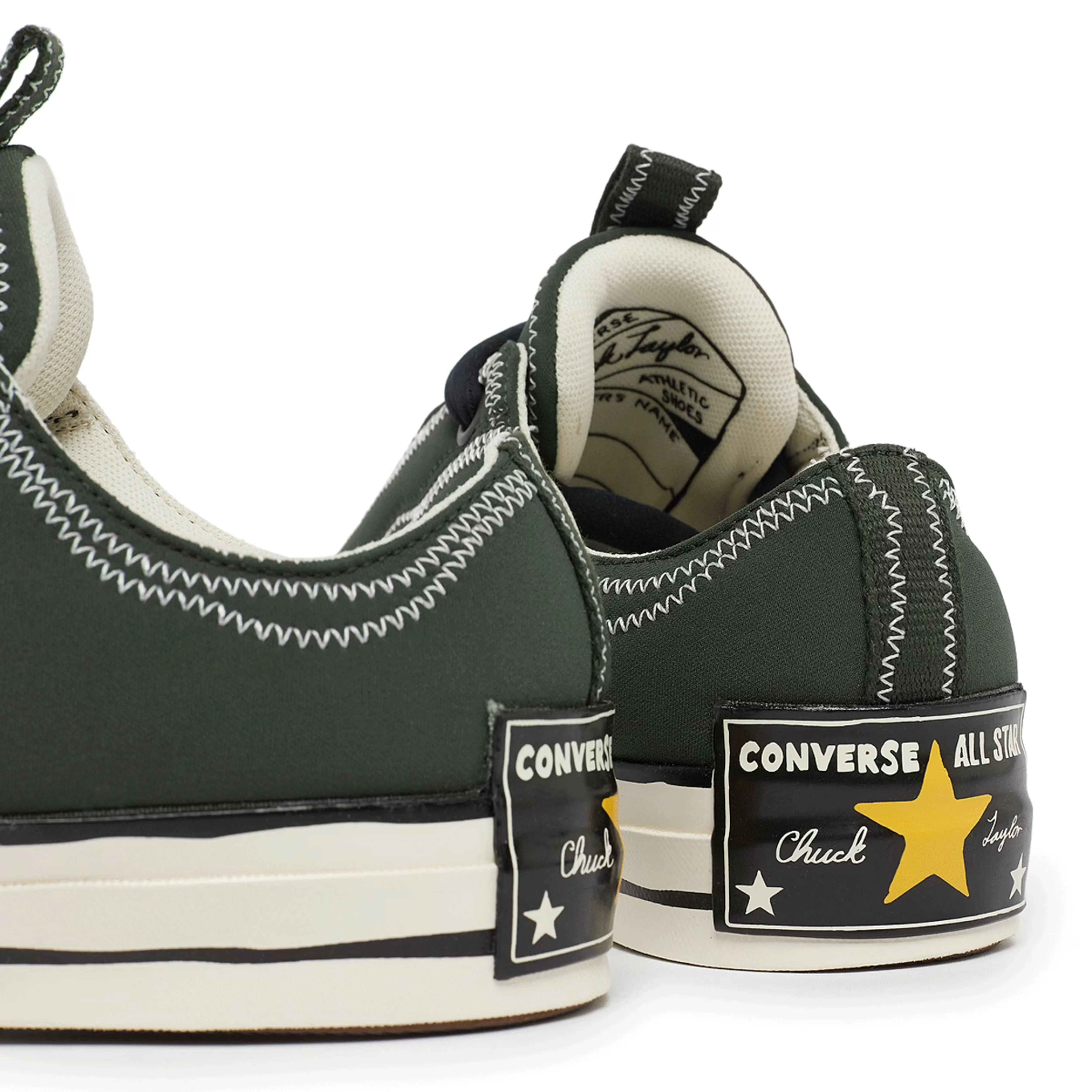 Suede Converse | CHUCK 70 SKETCH PUFFED { GREEN