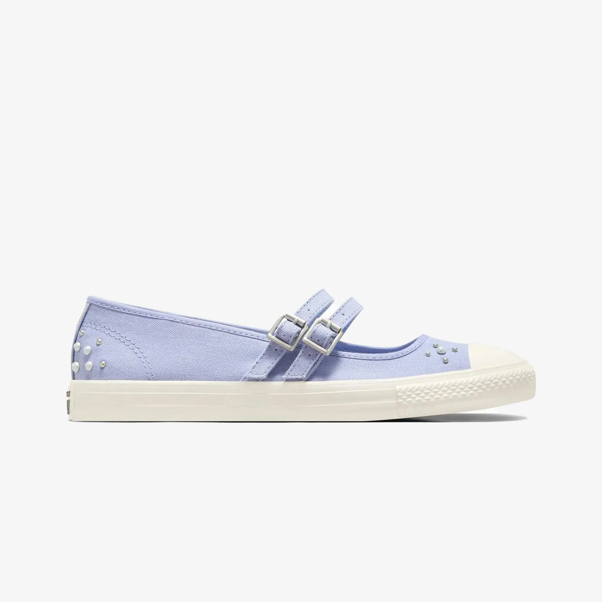 Light Steps Resilient Outsole Converse | CHUCK TAYLOR ALL STAR DAINTY MARY JANE PEARLS { BLUE