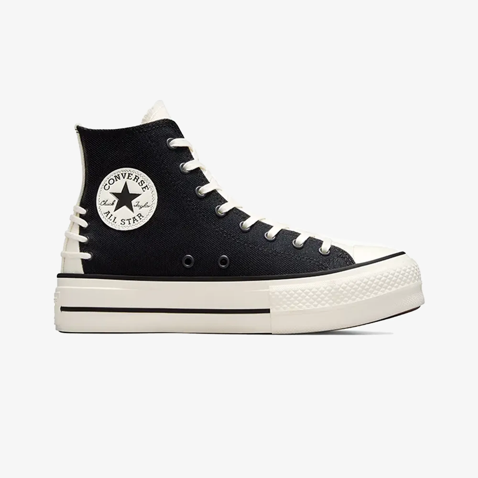 Versatile Converse | CHUCK TAYLOR ALL STAR LIFT PLATFORM CRAFTED { BLACK
