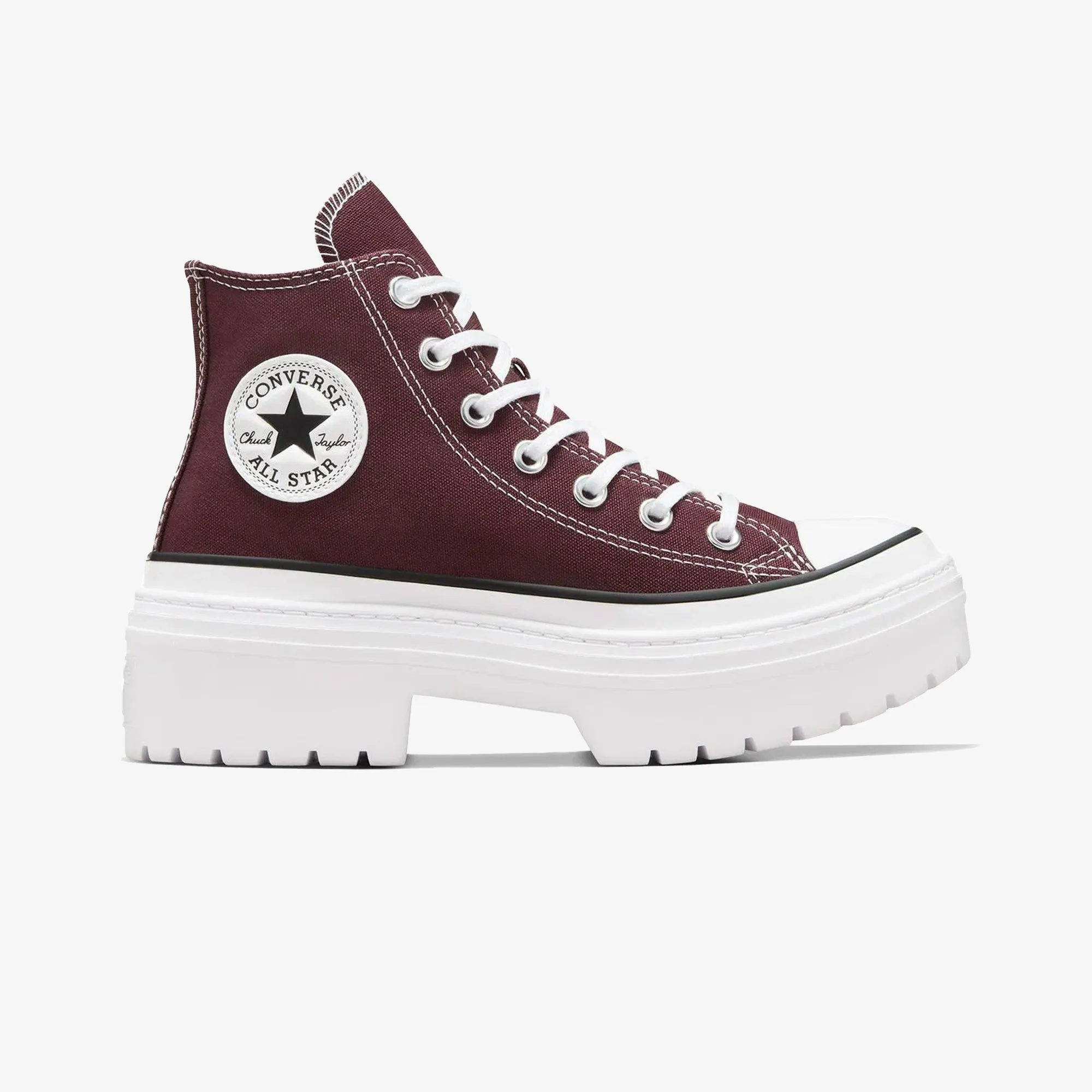 Converse | CHUCK TAYLOR ALL STAR LUGGED HEEL PLATFORM { WHITE/BLACK All-Day Wear Durable Zone