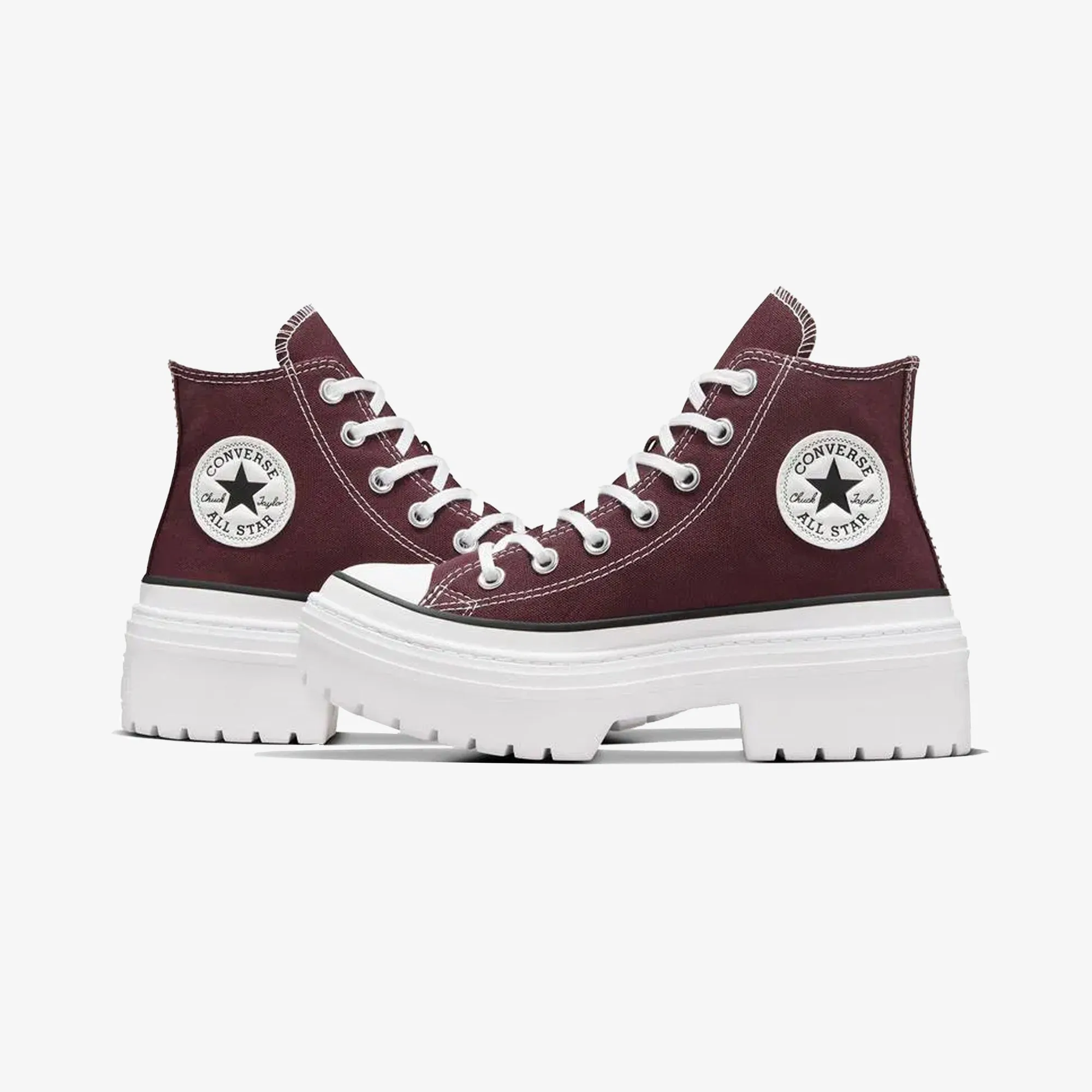 Converse | CHUCK TAYLOR ALL STAR LUGGED HEEL PLATFORM { WHITE/BLACK Abrasion Resistant Guard temperature regulation
