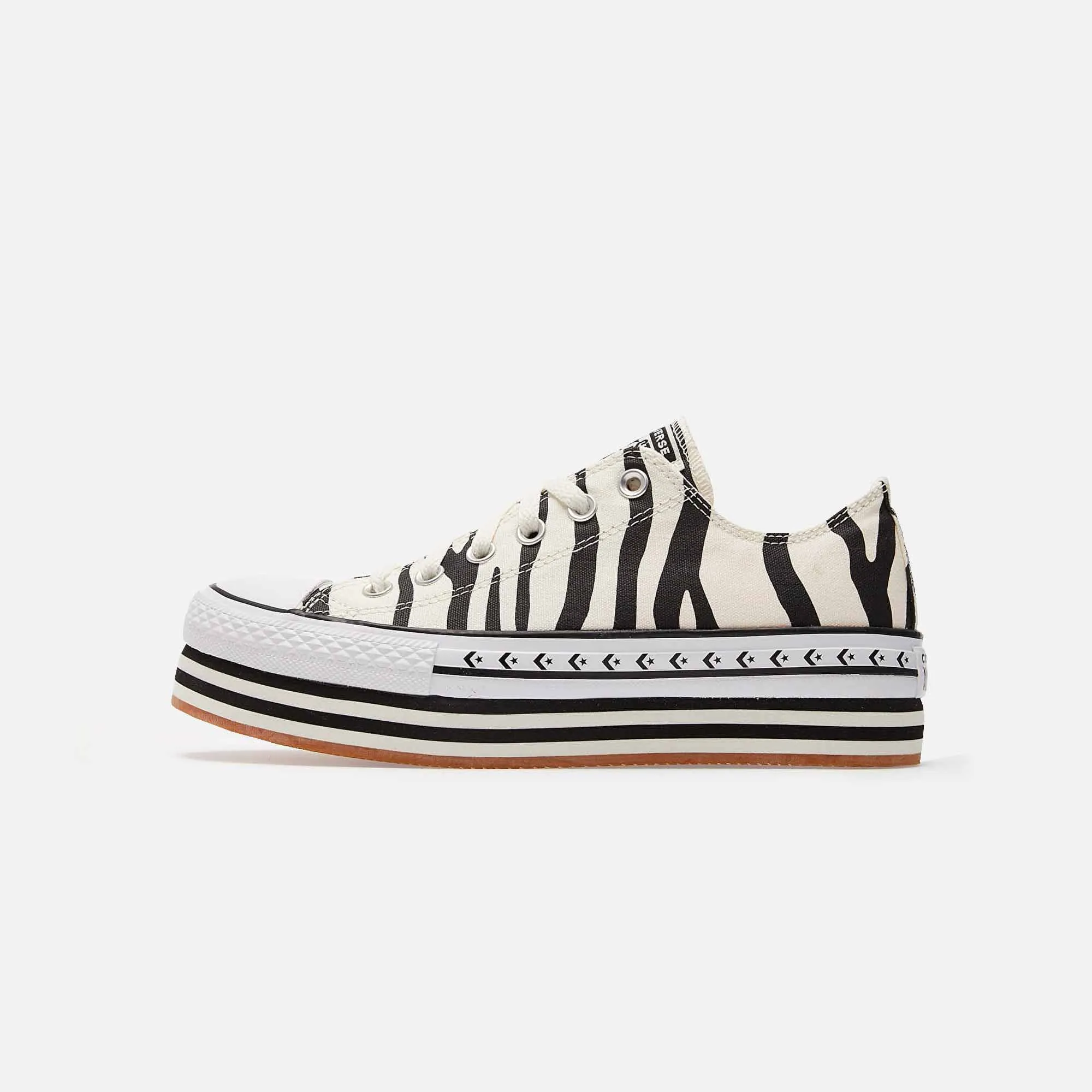 Converse | CHUCK TAYLOR WMNS PLATFORM LAYER OX Ergonomic Shape Rigidity to Flex Ratio
