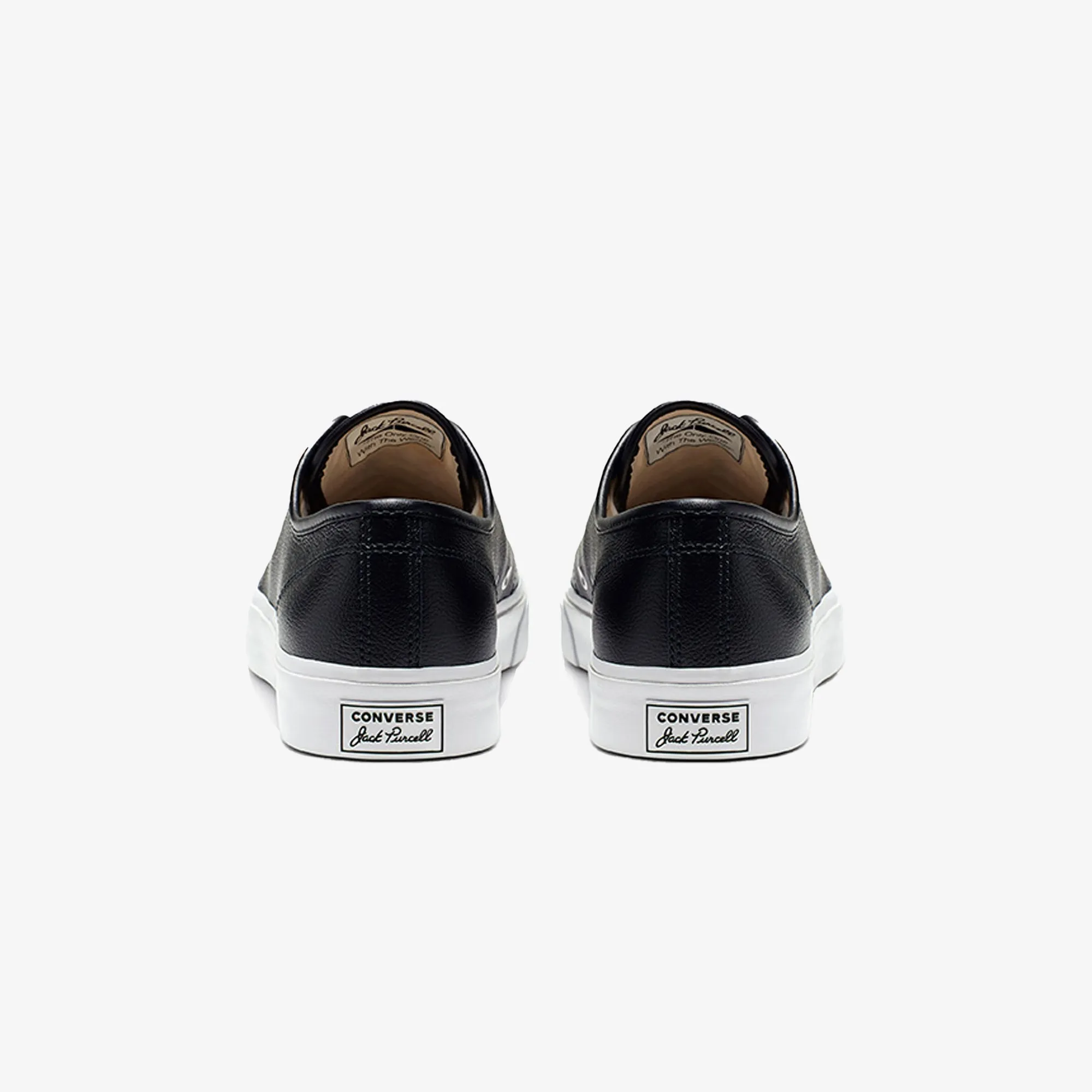 Converse | JACK PURCELL { BLACK/WHITE Luxe Comfort Foot Arch Support