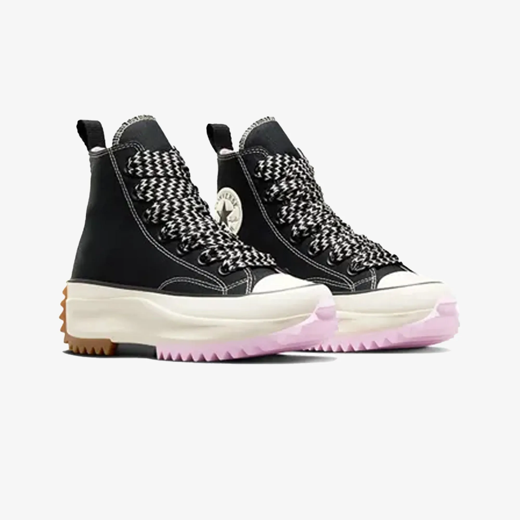 Converse | RUN STAR HIKE PLATFORM CANVAS { BLACK Molded Heel Cup Urban Commuter