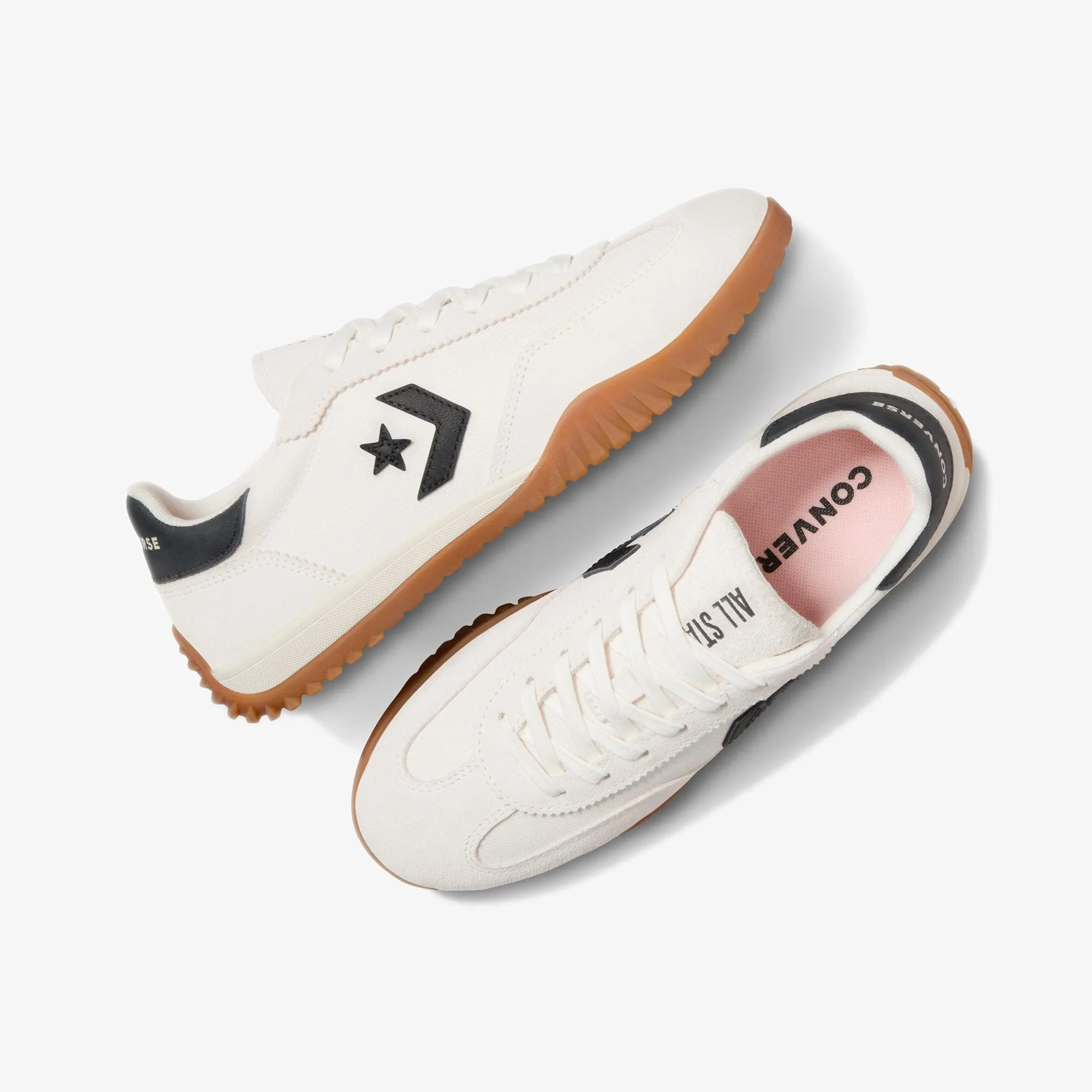 CONVERSE | RUN STAR TRAINER { EGRET/BLACK/HONEY LongLasting Breathable Outsole